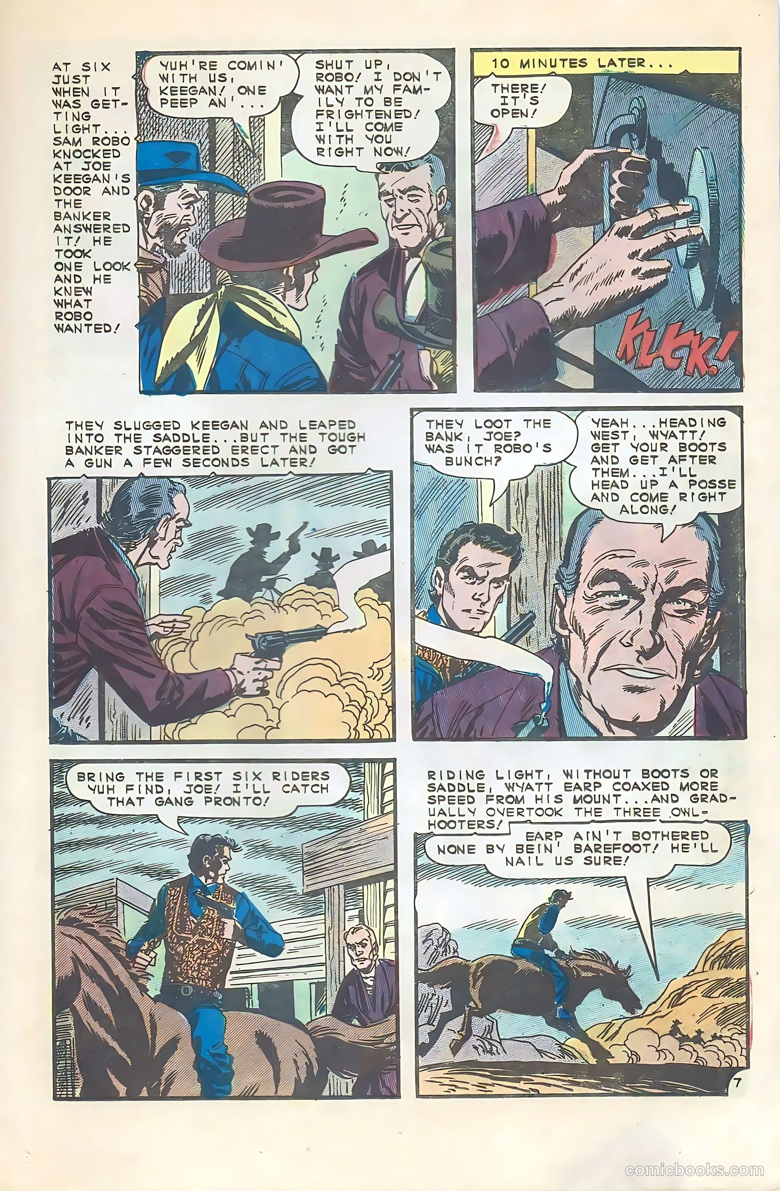 Wyatt Earp, Frontier Marshal #59 (1965) — page 21 of 36