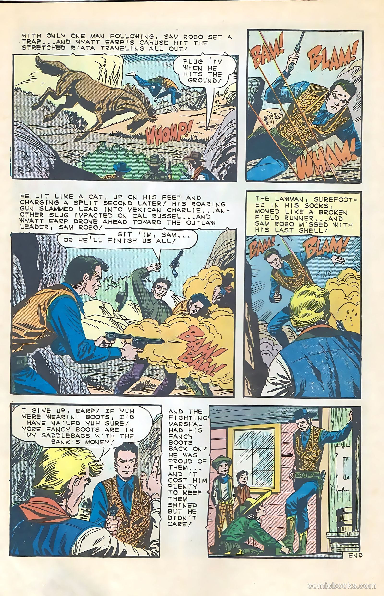 Wyatt Earp, Frontier Marshal #59 (1965) — page 22 of 36