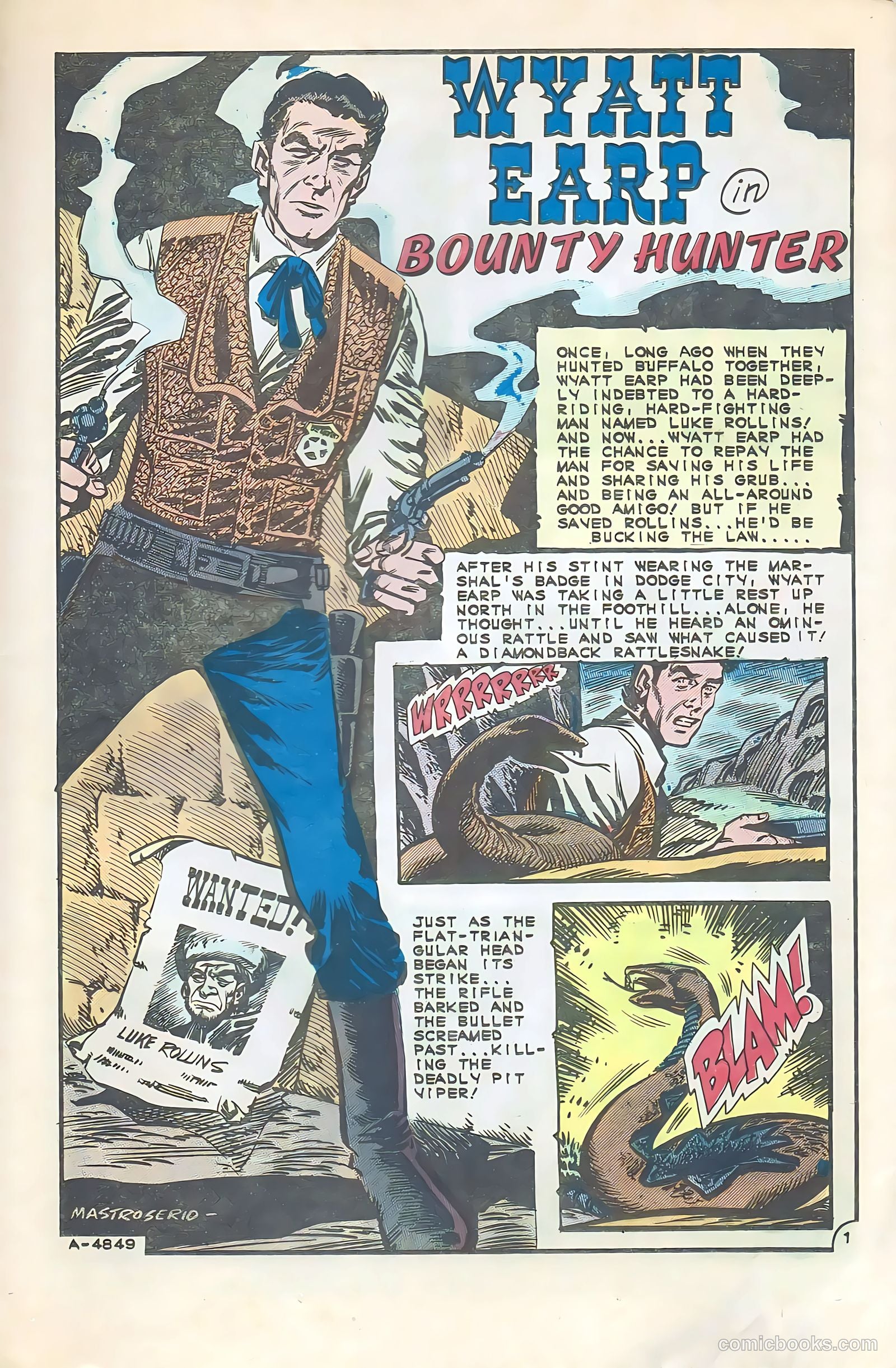 Wyatt Earp, Frontier Marshal #59 (1965) — page 25 of 36