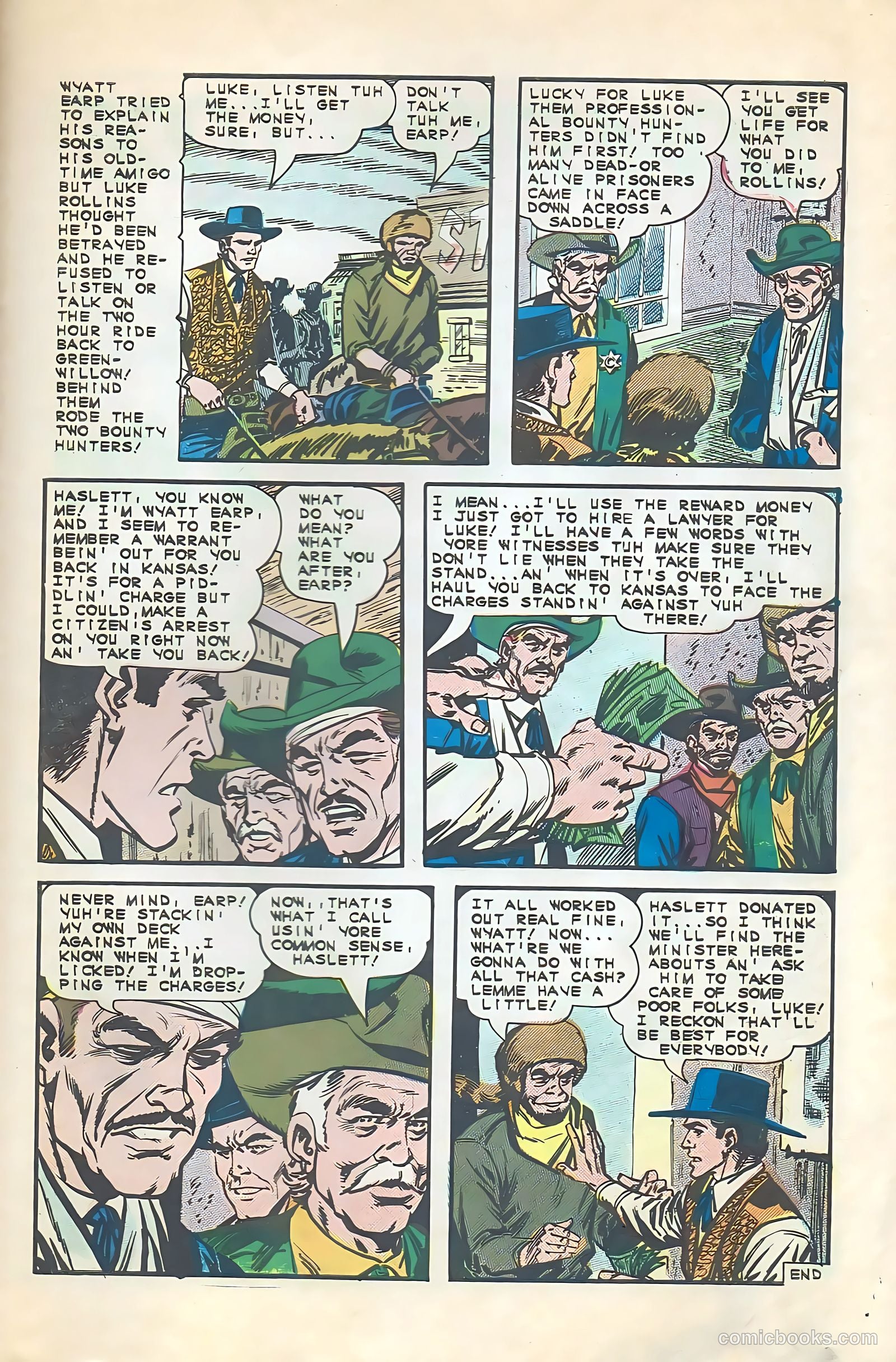 Wyatt Earp, Frontier Marshal #59 (1965) — page 31 of 36