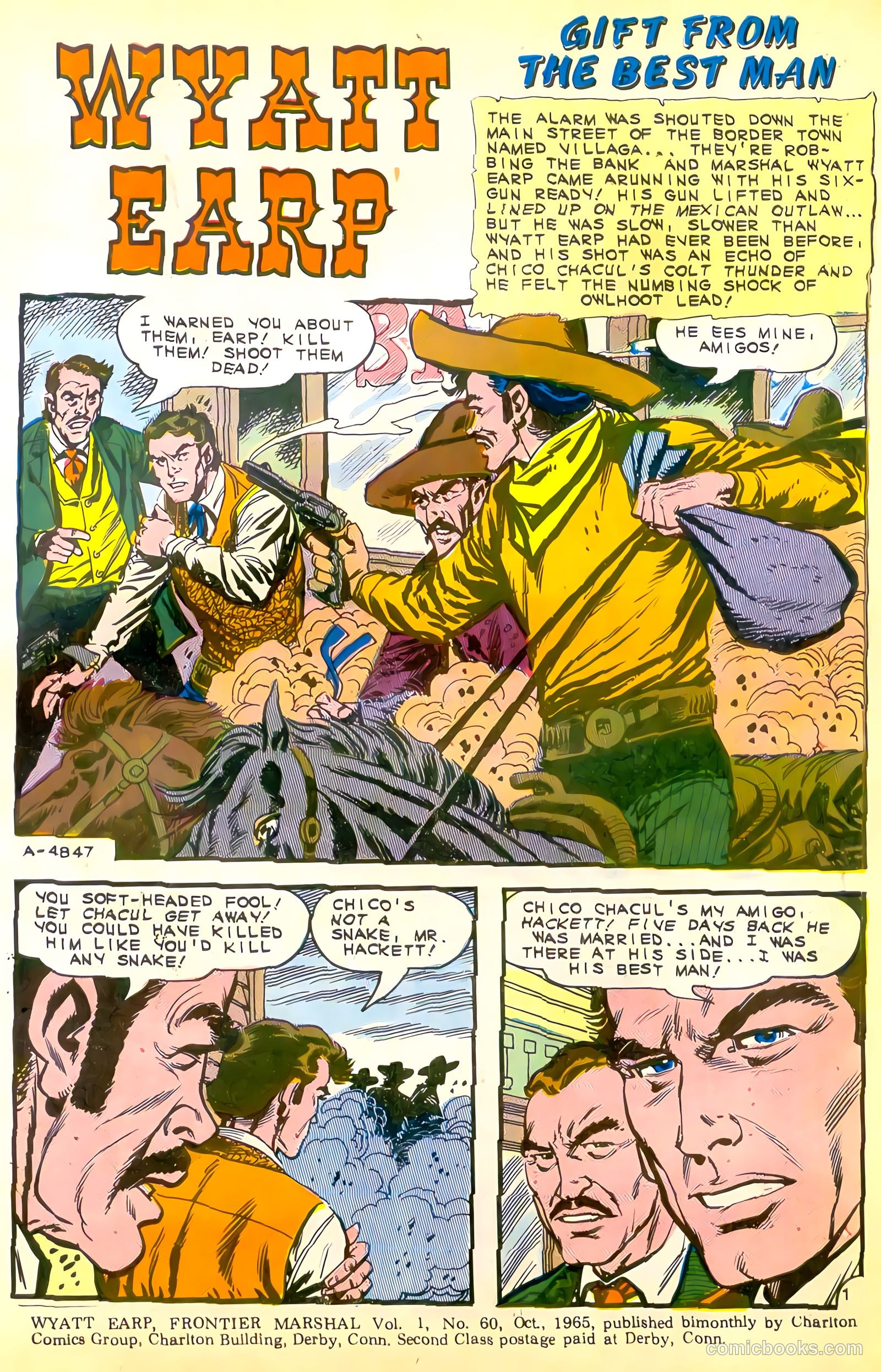 Wyatt Earp, Frontier Marshal #60 (1965) — page 3 of 36