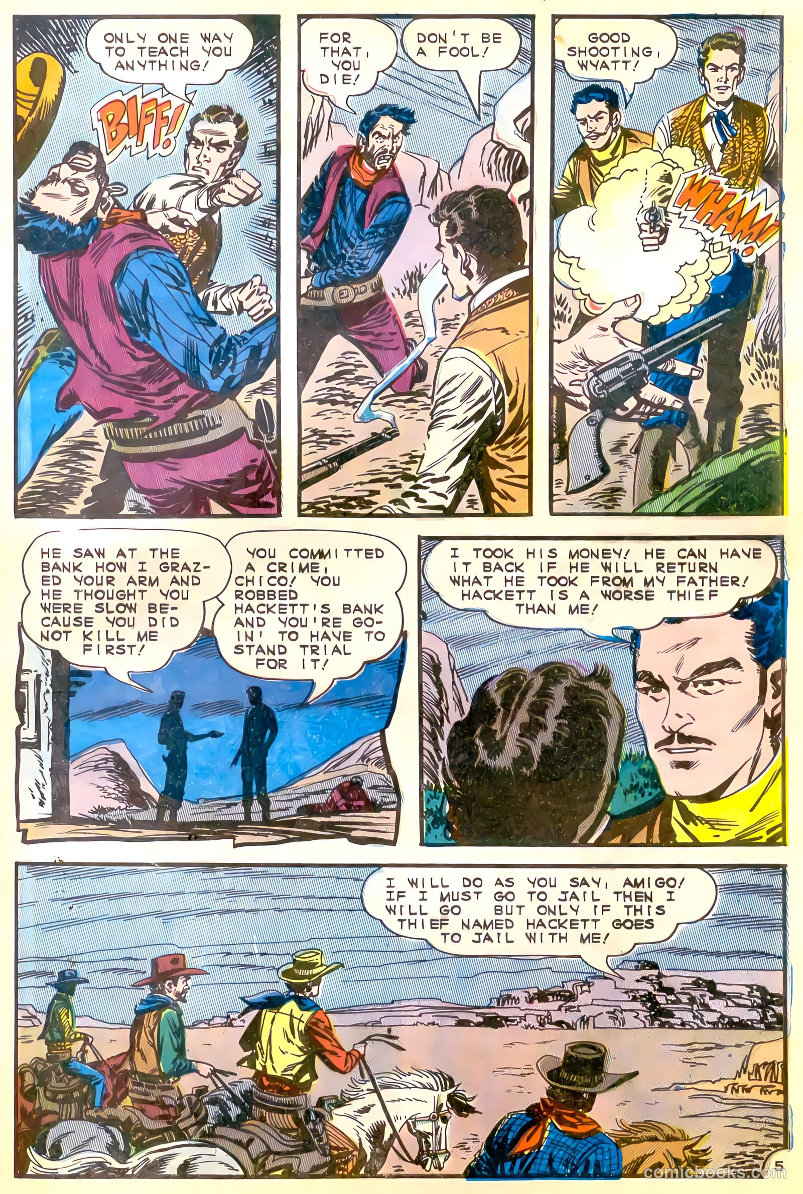 Wyatt Earp, Frontier Marshal #60 (1965) — page 9 of 36