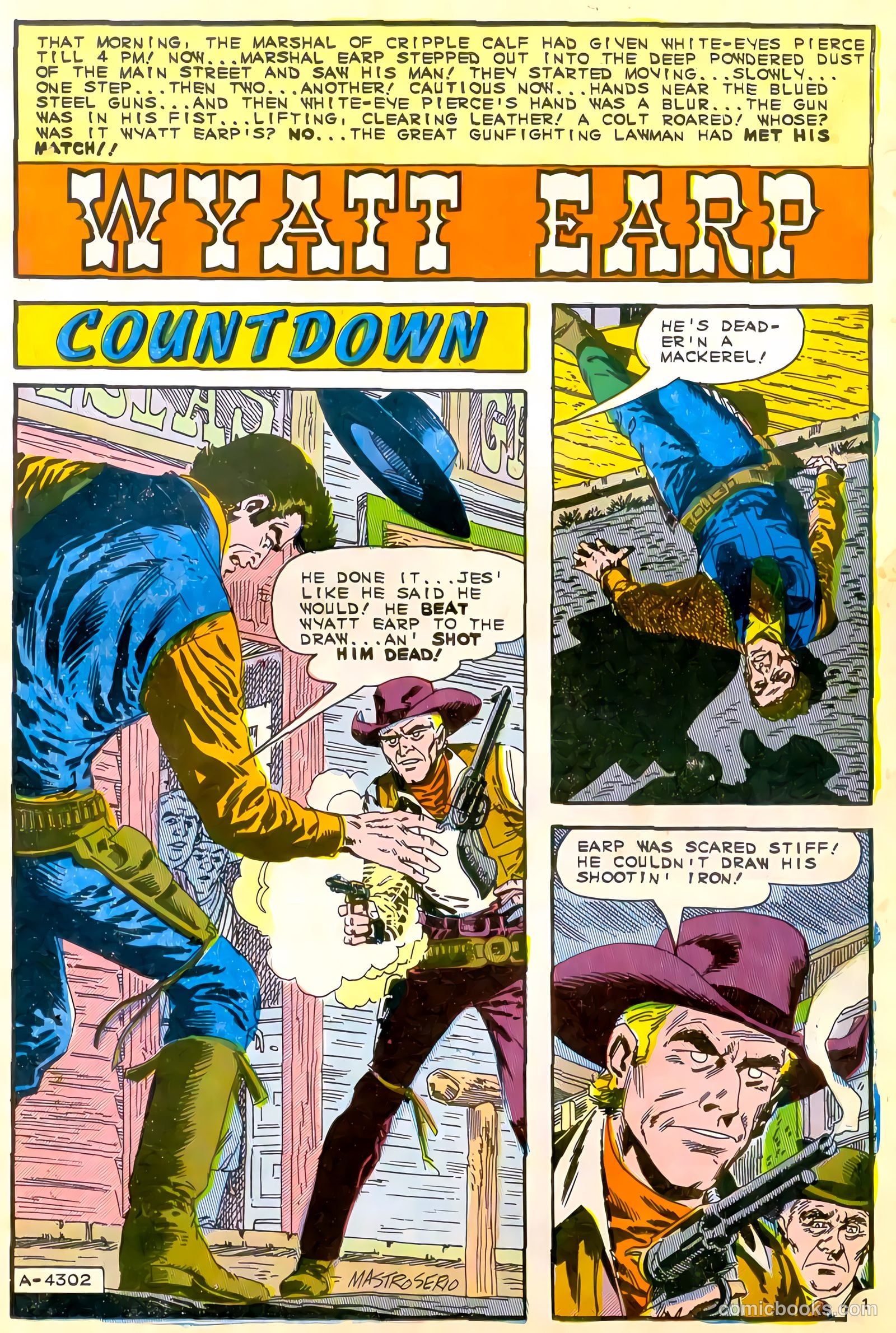 Wyatt Earp, Frontier Marshal #60 (1965) — page 15 of 36