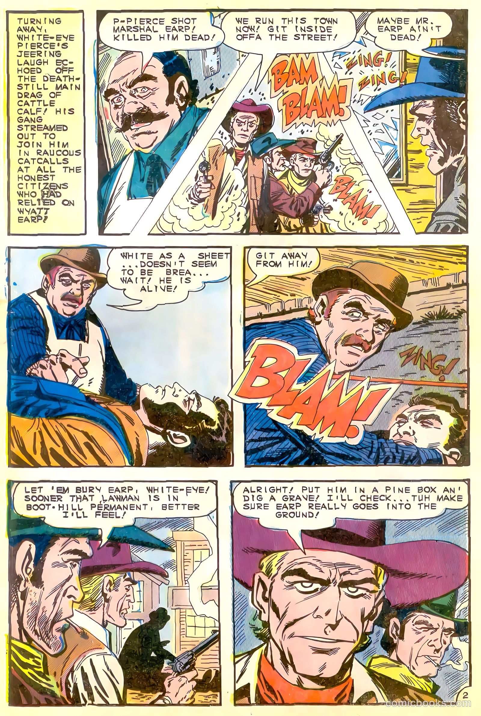 Wyatt Earp, Frontier Marshal #60 (1965) — page 16 of 36