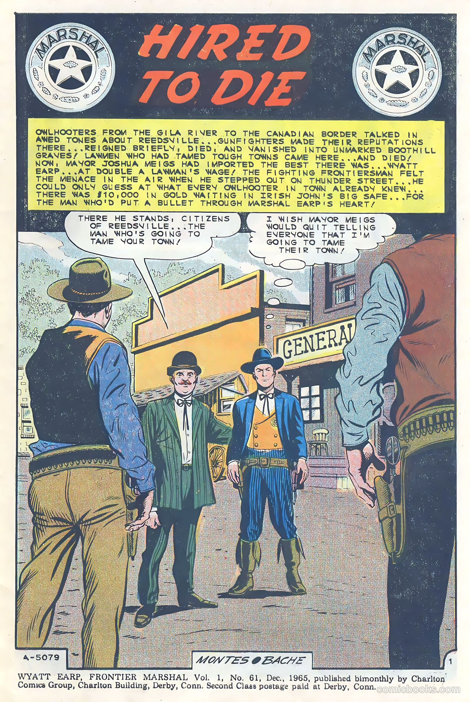 Wyatt Earp, Frontier Marshal #61 (1965) — page 3 of 36