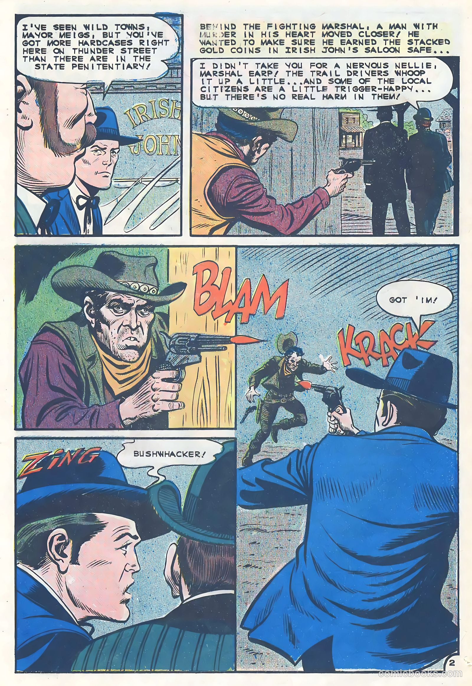 Wyatt Earp, Frontier Marshal #61 (1965) — page 4 of 36