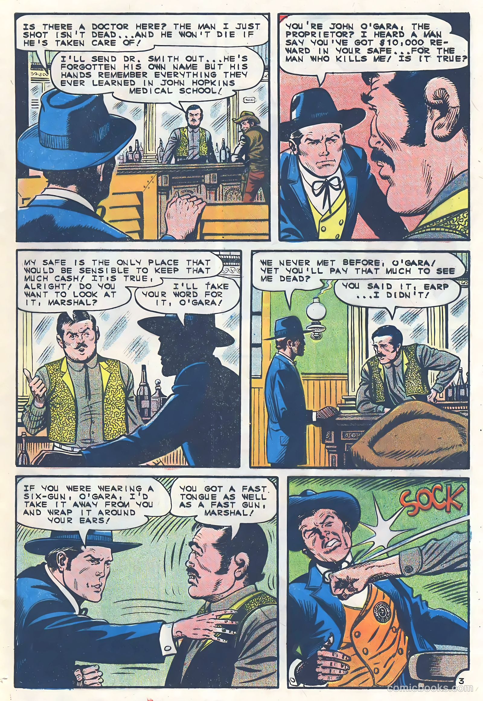 Wyatt Earp, Frontier Marshal #61 (1965) — page 5 of 36