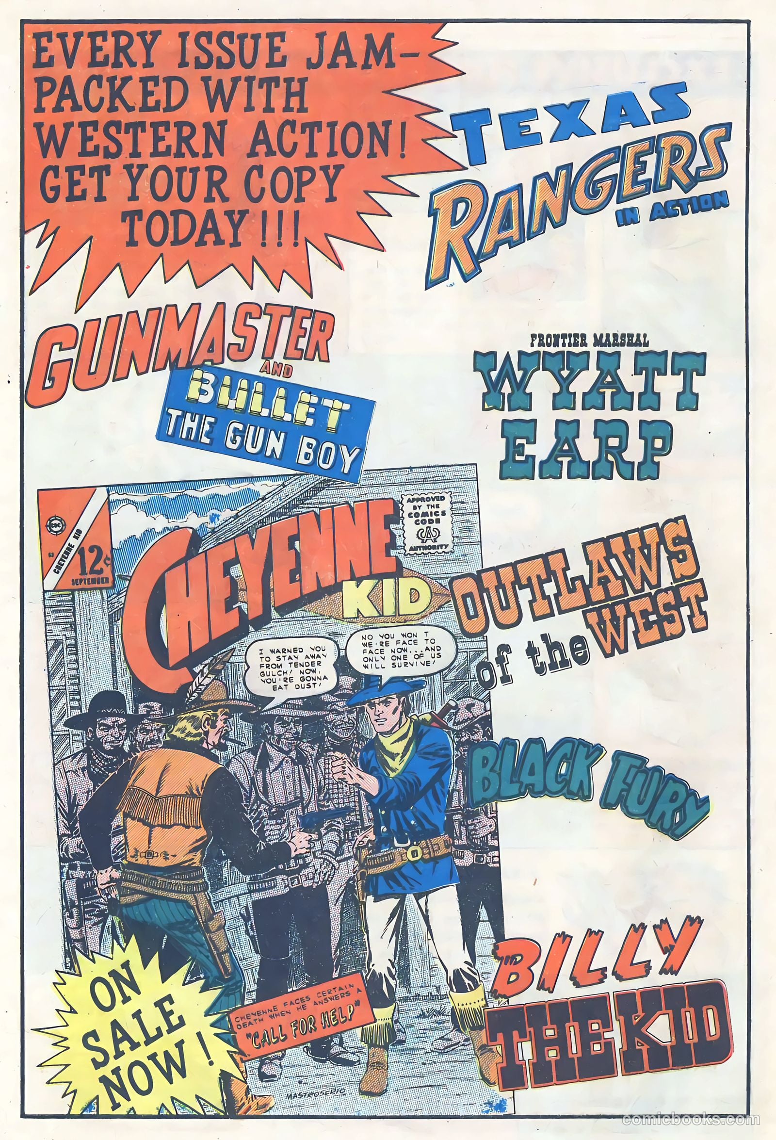Wyatt Earp, Frontier Marshal #61 (1965) — page 8 of 36