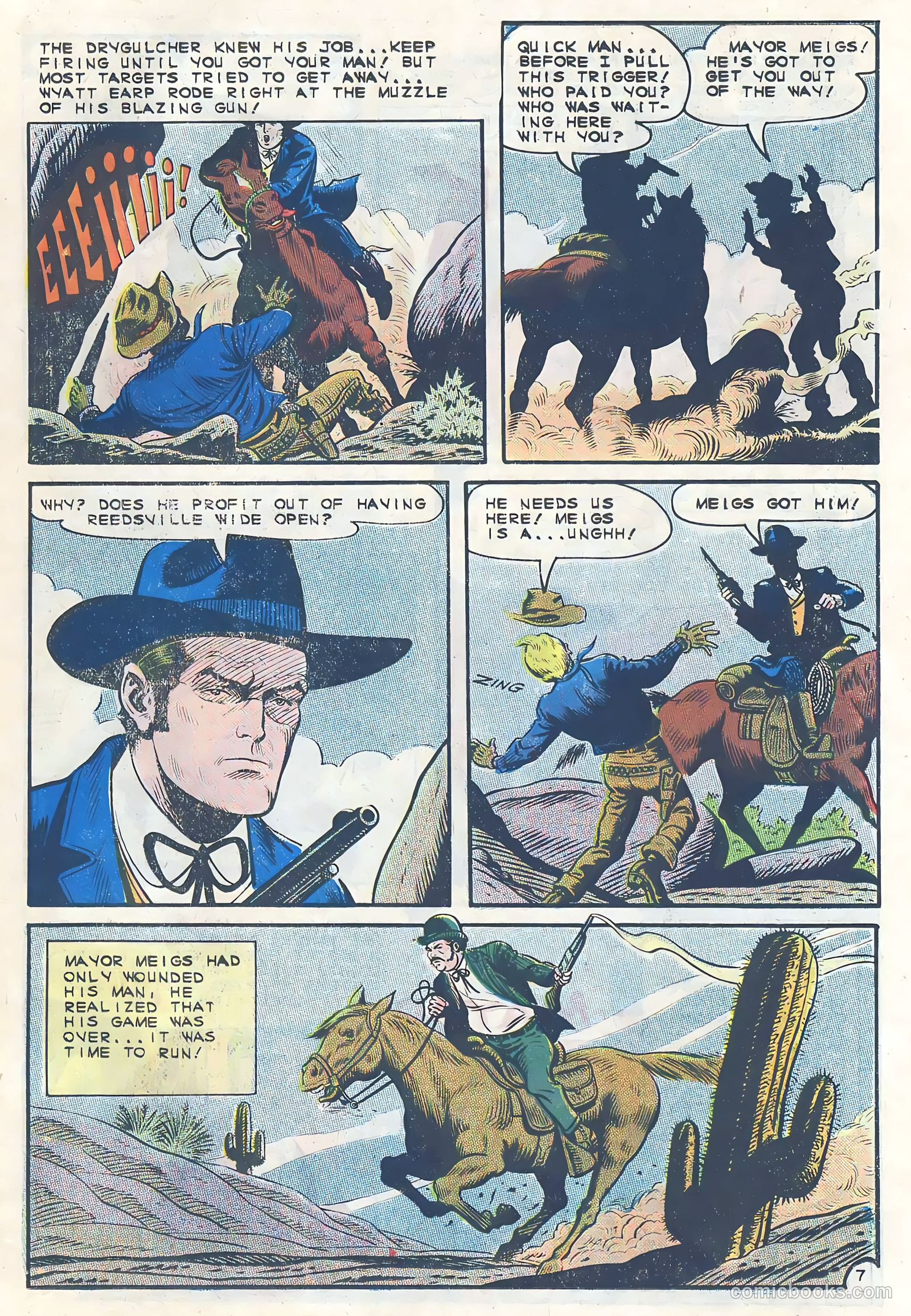 Wyatt Earp, Frontier Marshal #61 (1965) — page 11 of 36