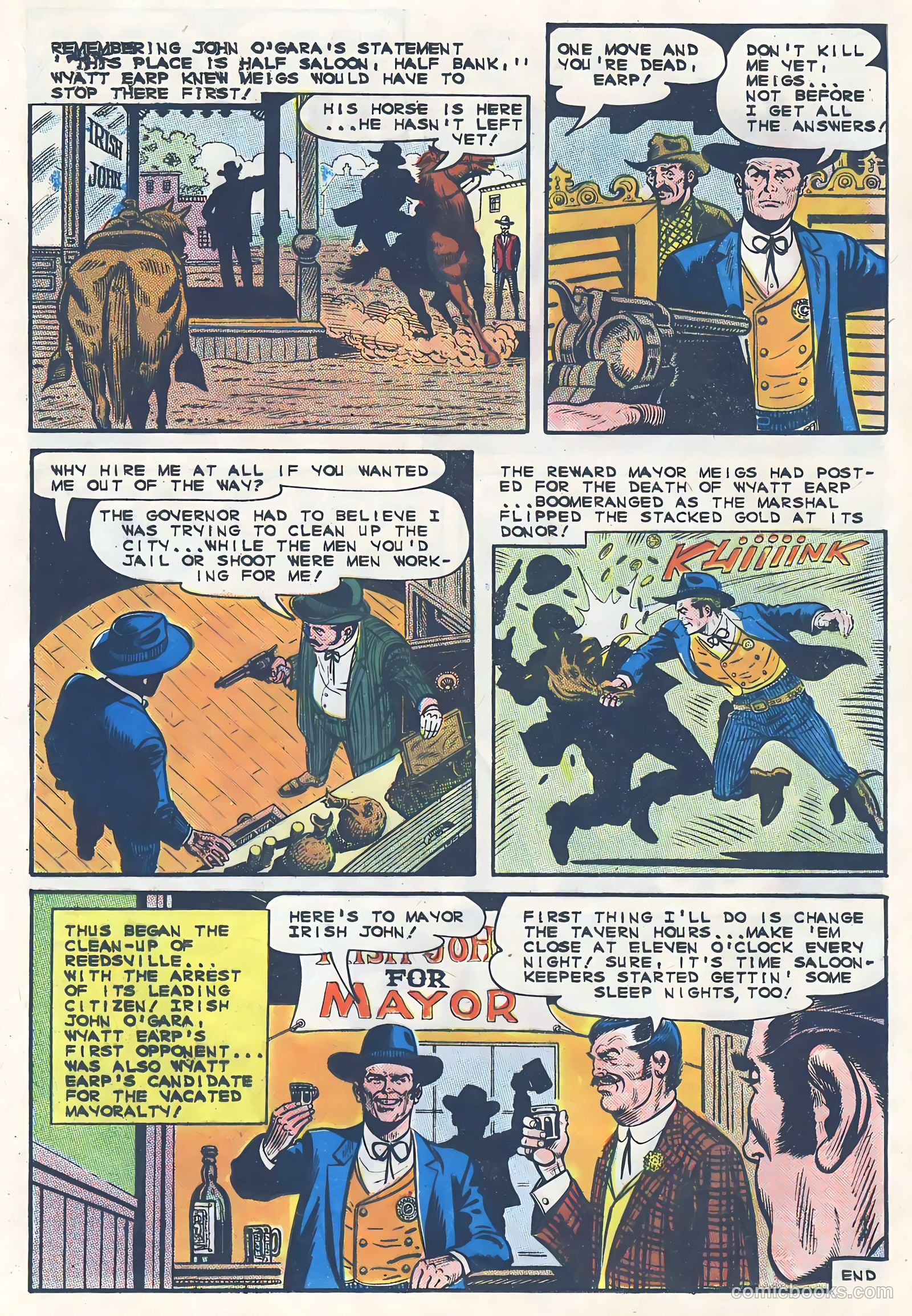 Wyatt Earp, Frontier Marshal #61 (1965) — page 12 of 36