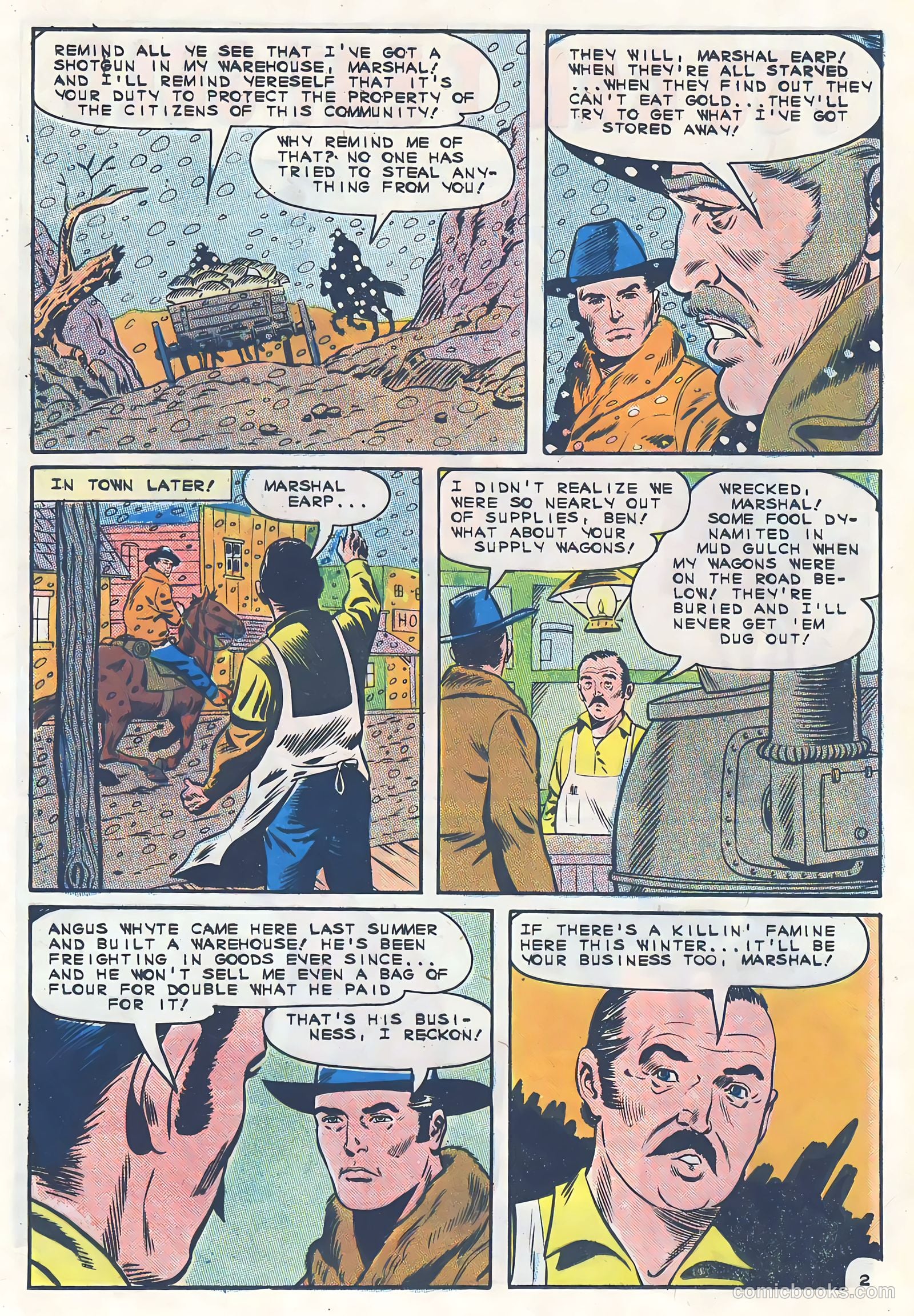 Wyatt Earp, Frontier Marshal #61 (1965) — page 16 of 36