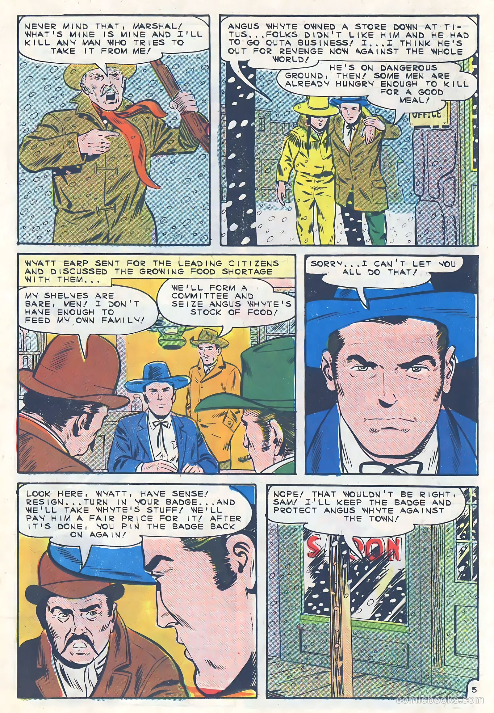Wyatt Earp, Frontier Marshal #61 (1965) — page 19 of 36