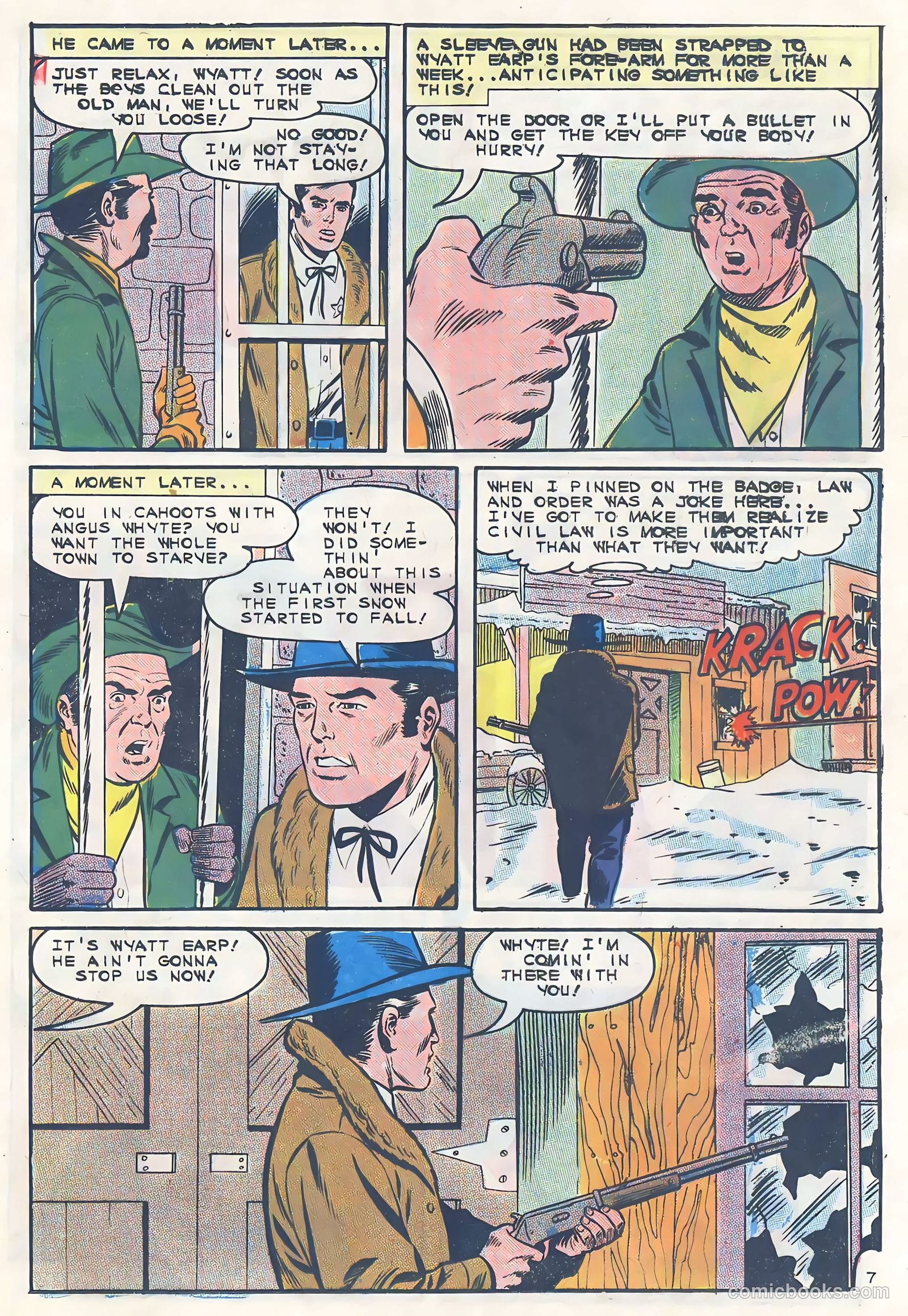 Wyatt Earp, Frontier Marshal #61 (1965) — page 21 of 36