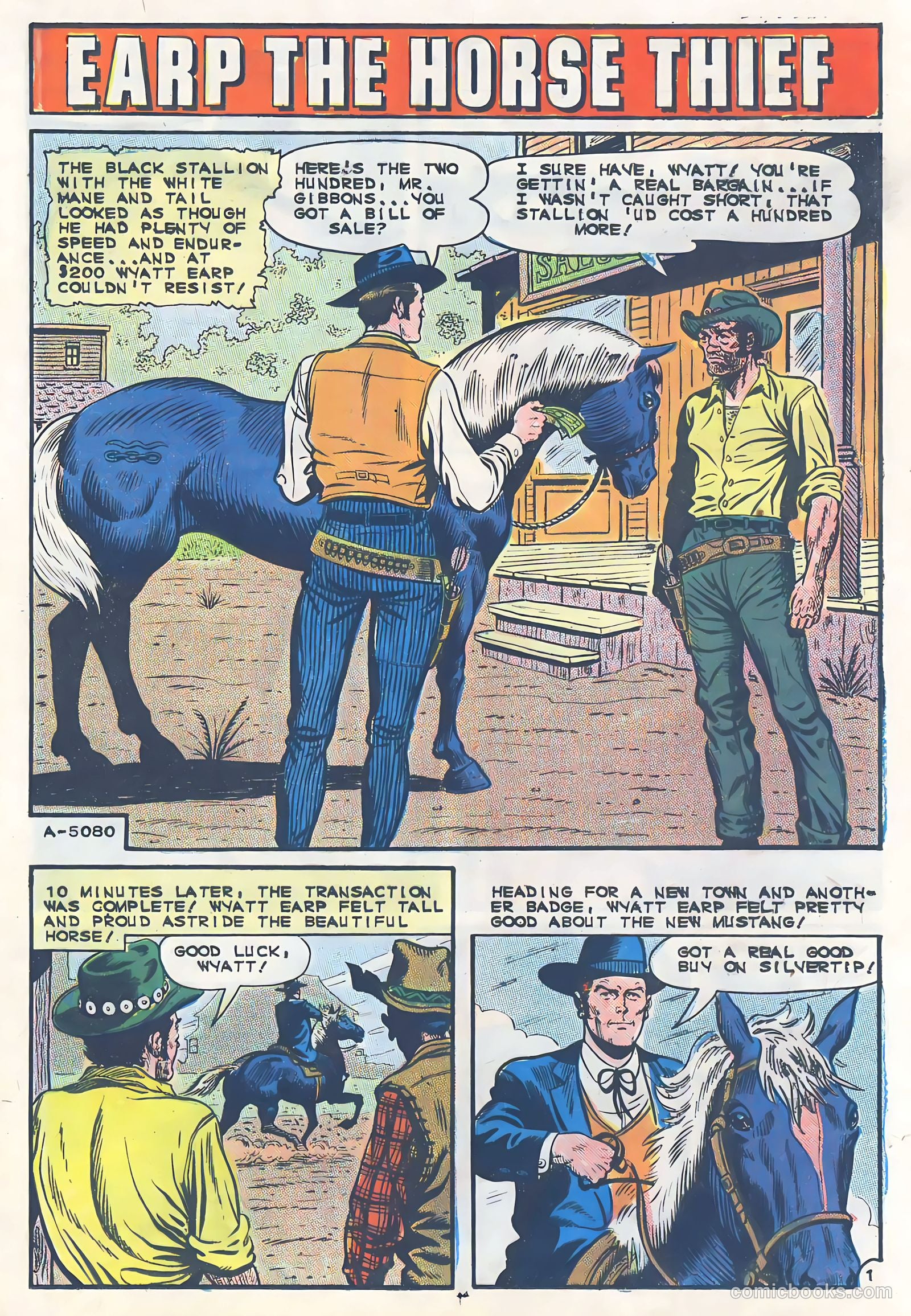 Wyatt Earp, Frontier Marshal #61 (1965) — page 25 of 36