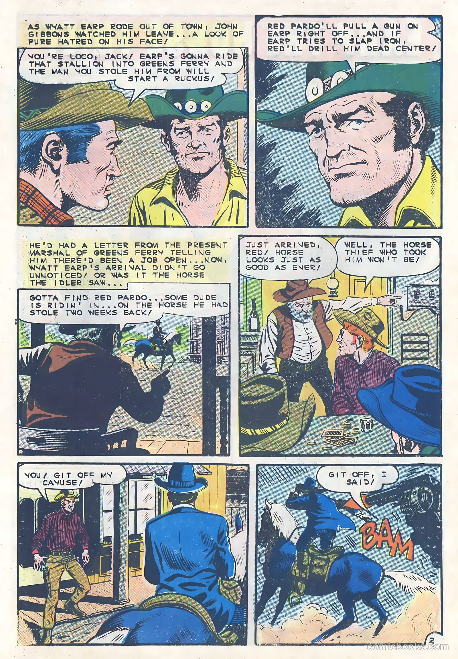 Wyatt Earp, Frontier Marshal #61 (1965) — page 26 of 36