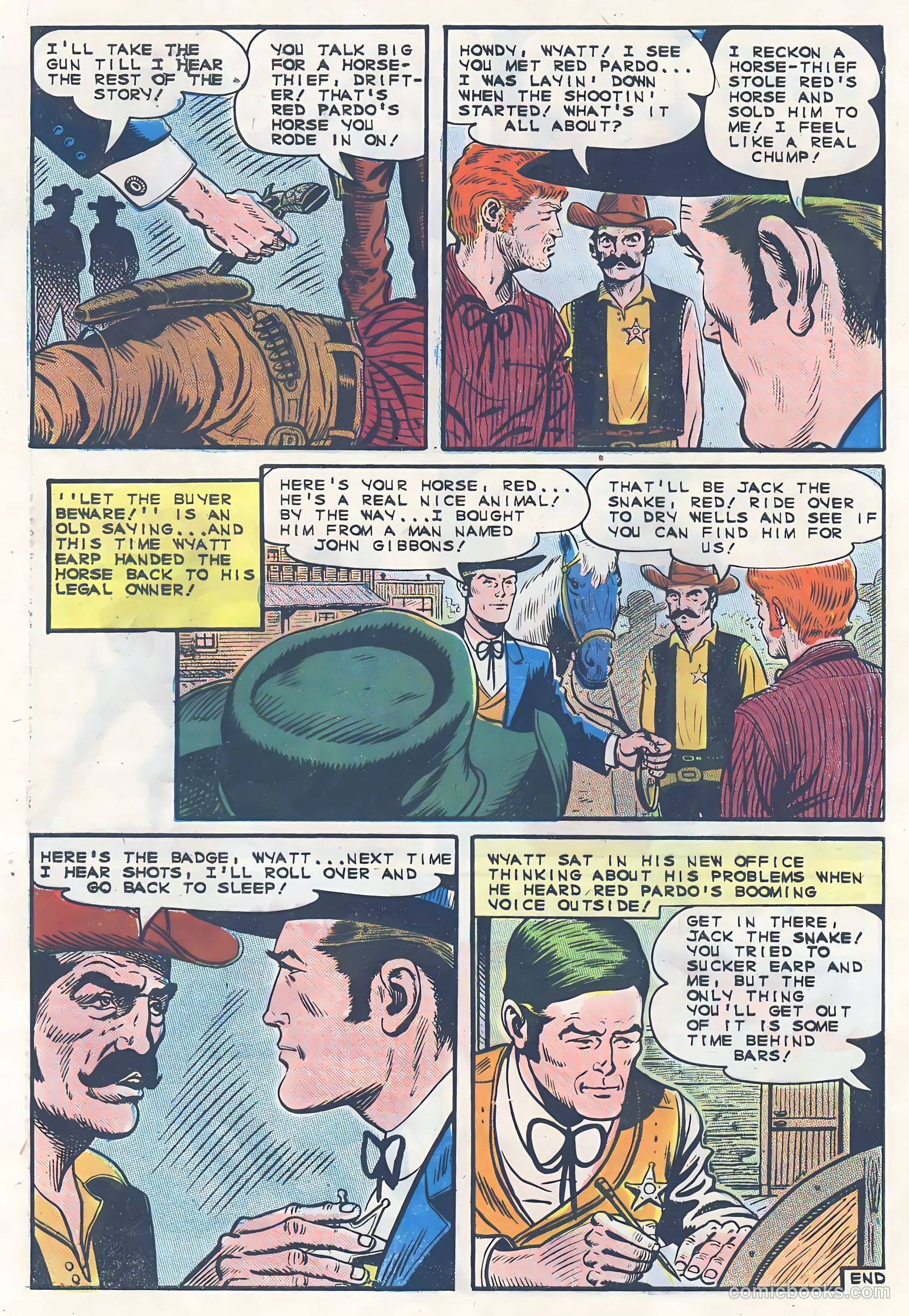 Wyatt Earp, Frontier Marshal #61 (1965) — page 28 of 36