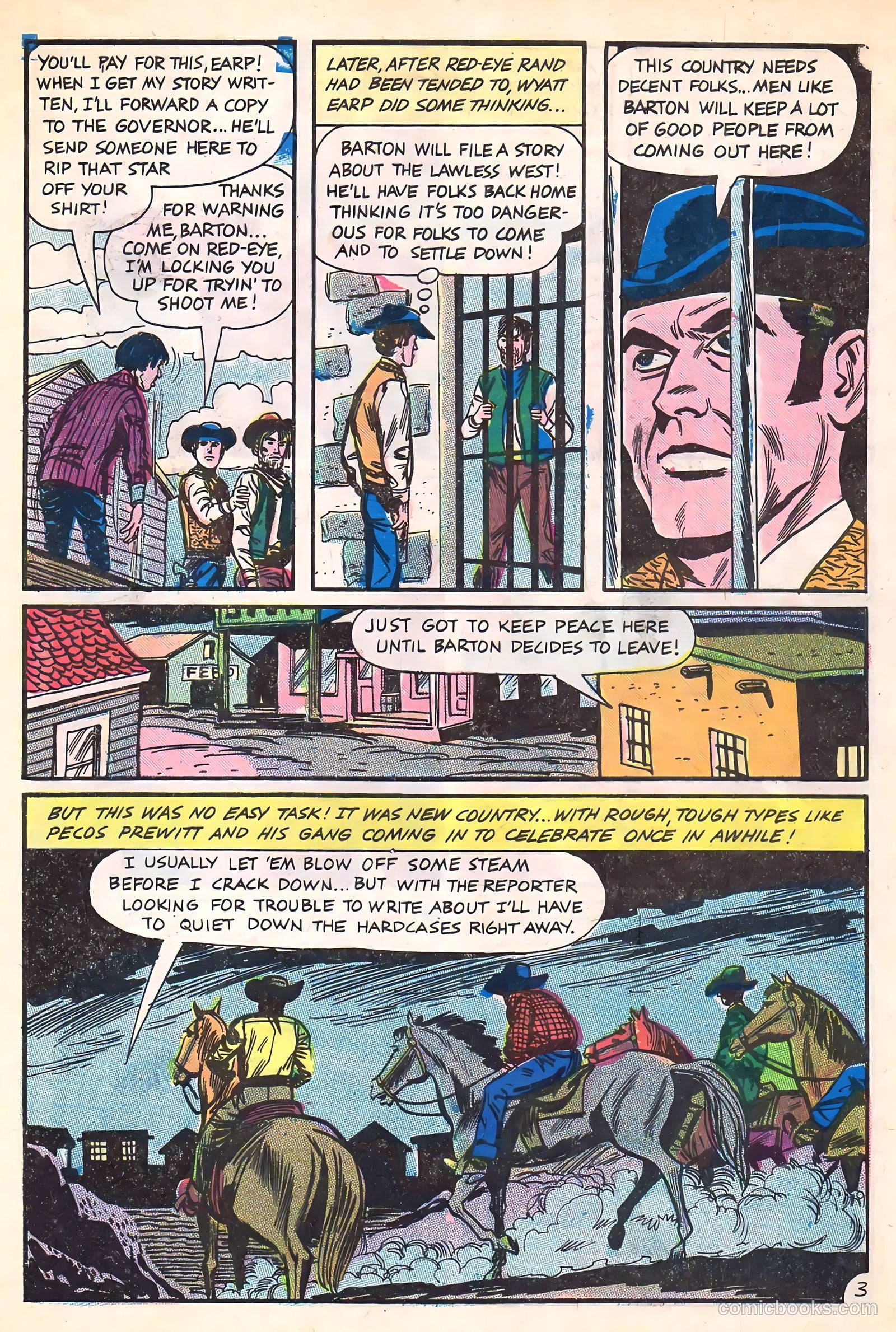 Wyatt Earp, Frontier Marshal #62 (1966) — page 5 of 36