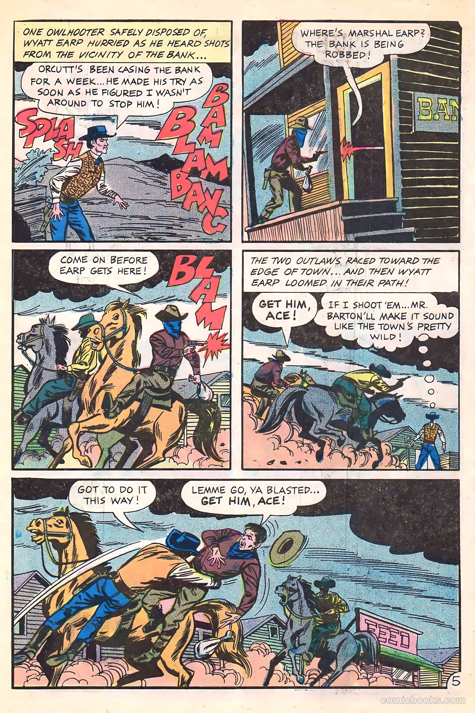 Wyatt Earp, Frontier Marshal #62 (1966) — page 9 of 36