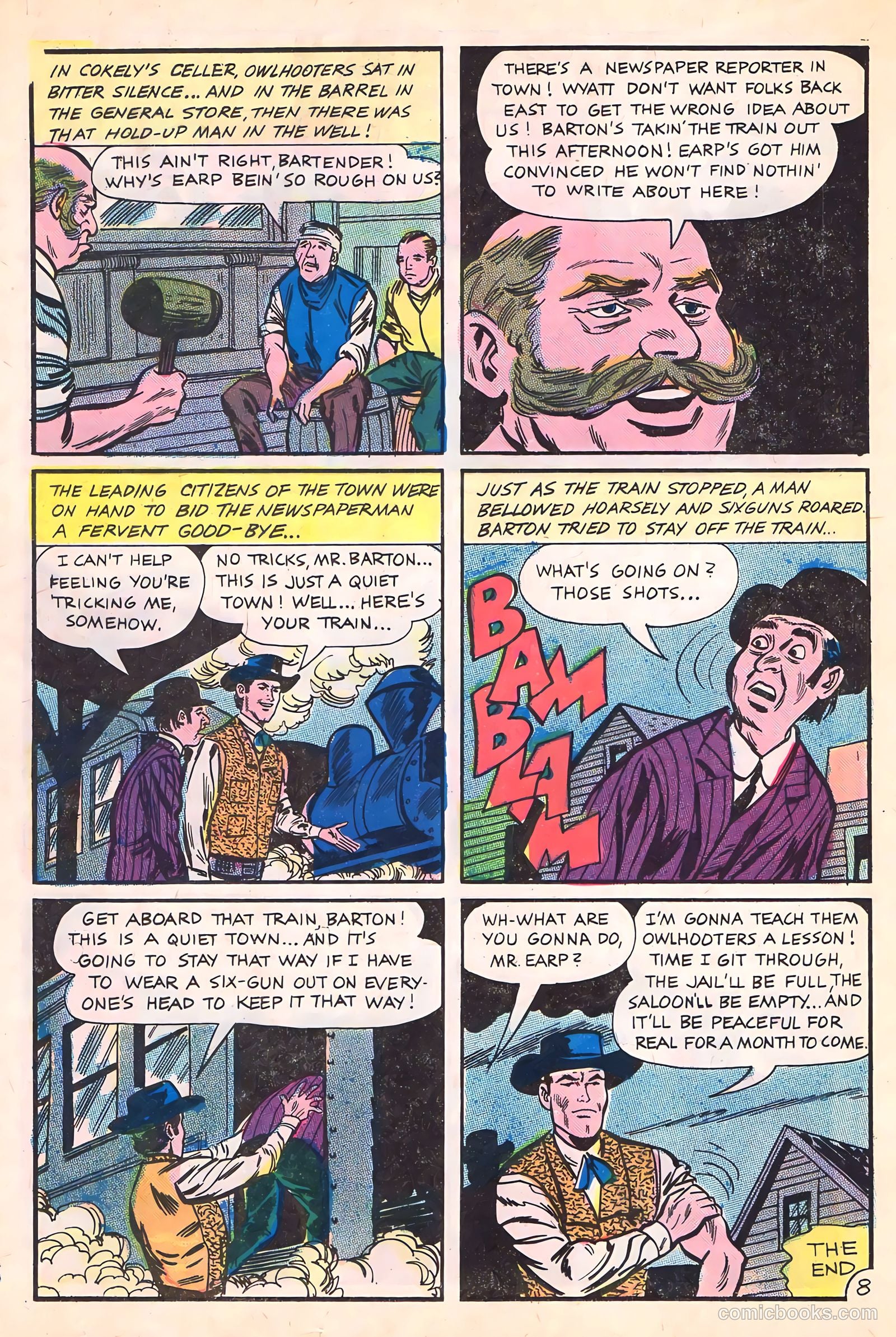 Wyatt Earp, Frontier Marshal #62 (1966) — page 12 of 36
