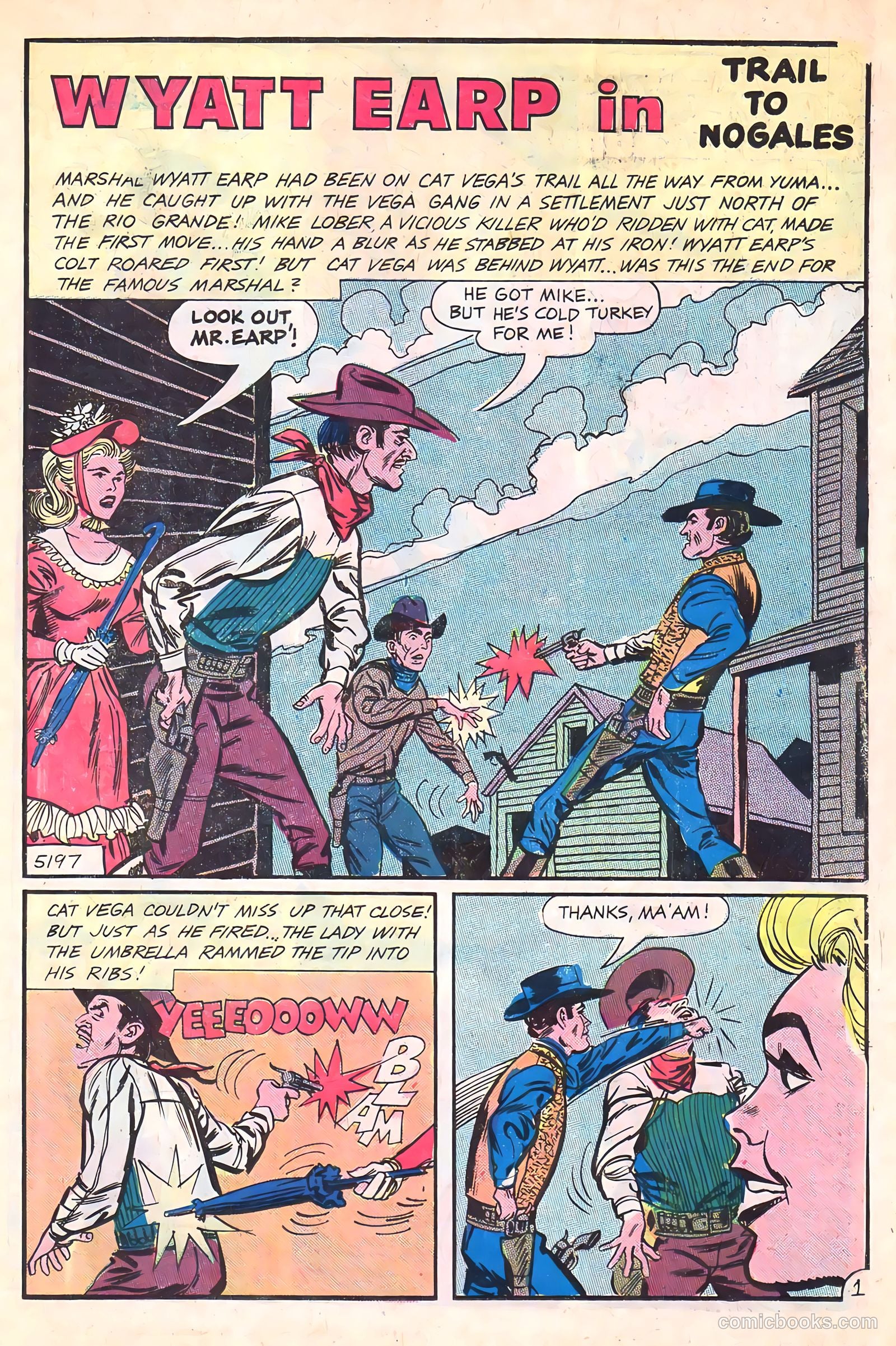 Wyatt Earp, Frontier Marshal #62 (1966) — page 15 of 36