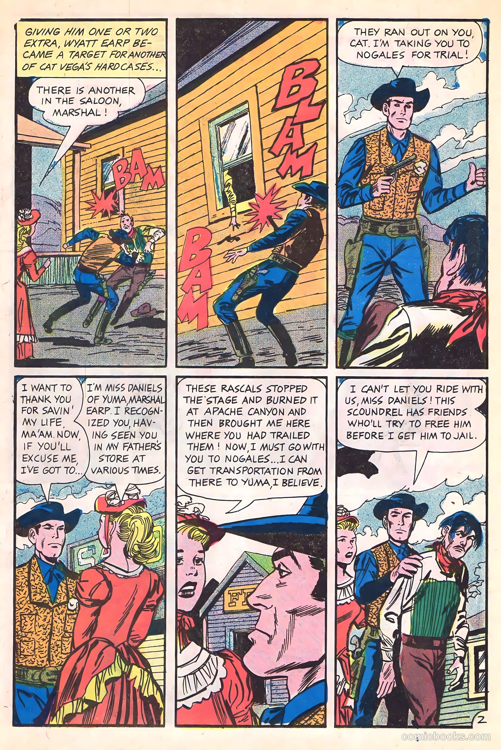 Wyatt Earp, Frontier Marshal #62 (1966) — page 16 of 36