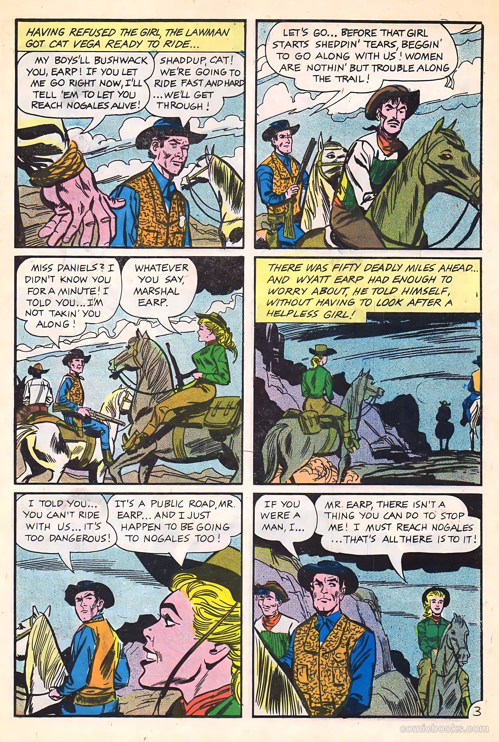 Wyatt Earp, Frontier Marshal #62 (1966) — page 17 of 36