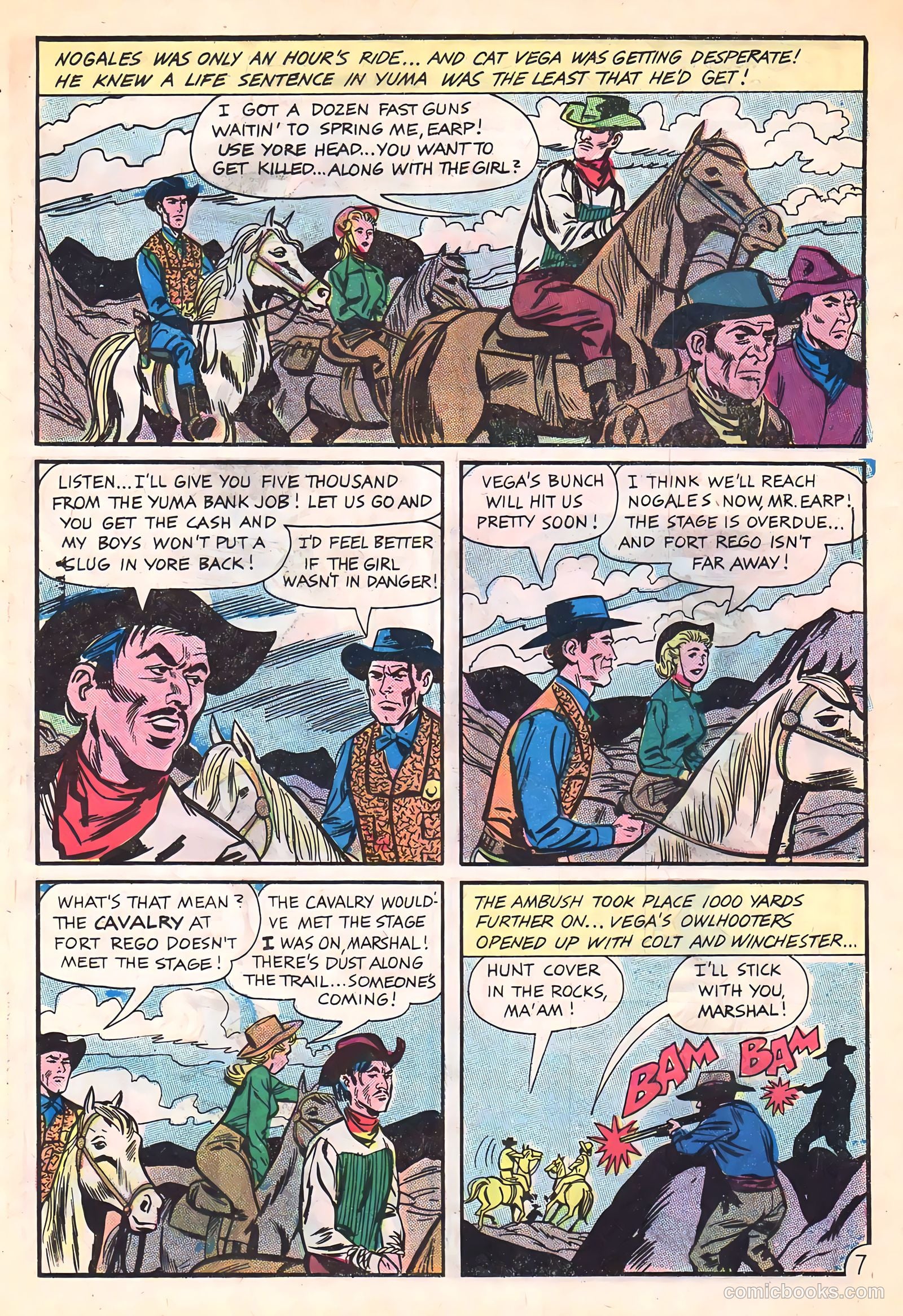 Wyatt Earp, Frontier Marshal #62 (1966) — page 21 of 36