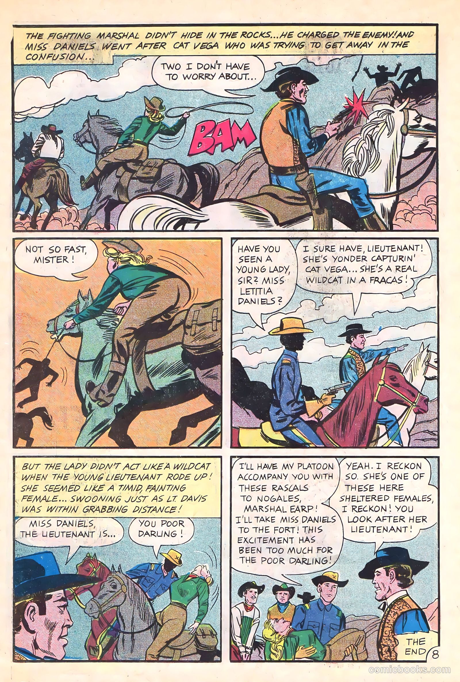 Wyatt Earp, Frontier Marshal #62 (1966) — page 22 of 36