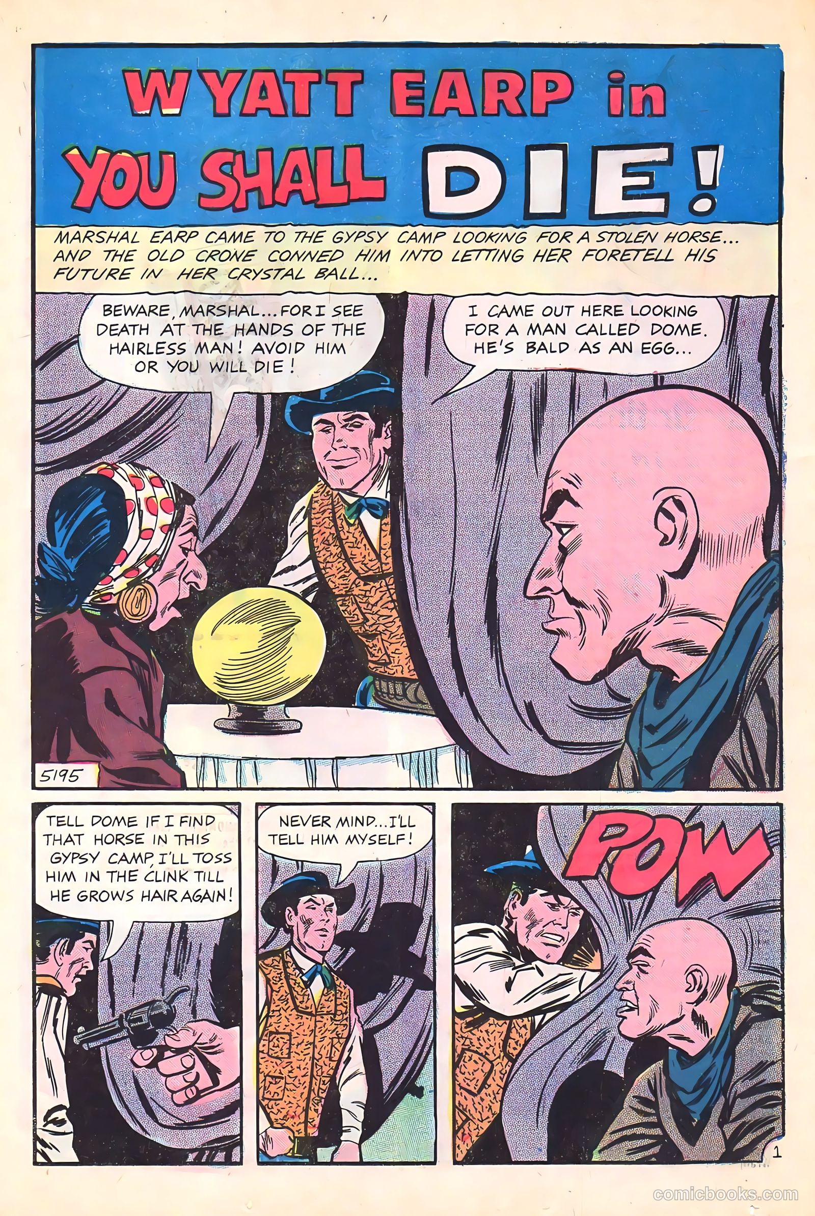 Wyatt Earp, Frontier Marshal #62 (1966) — page 25 of 36