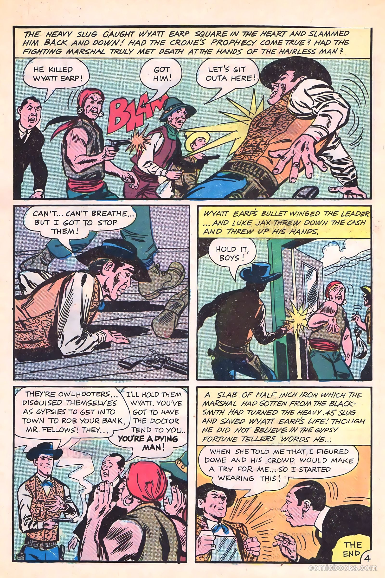 Wyatt Earp, Frontier Marshal #62 (1966) — page 28 of 36