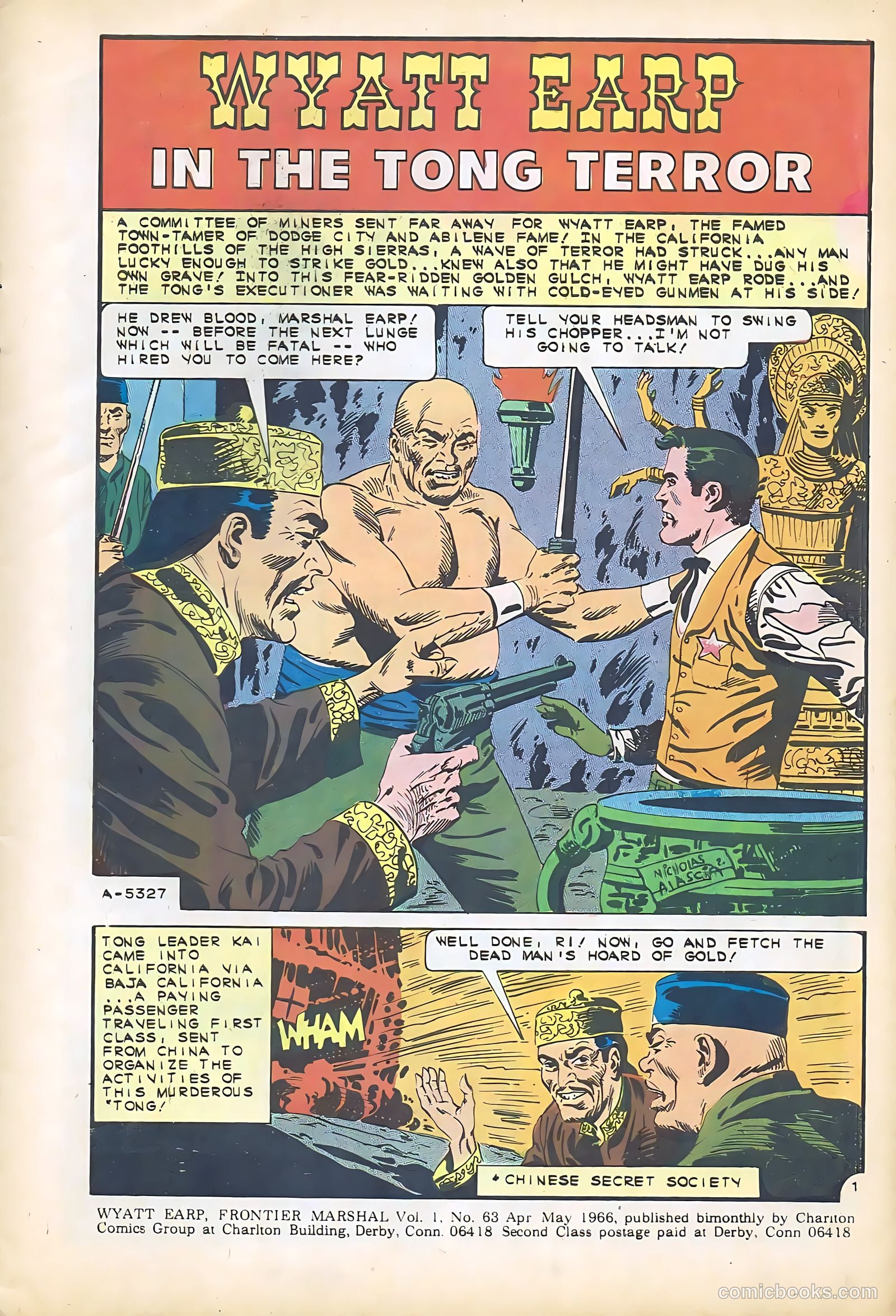 Wyatt Earp, Frontier Marshal #63 (1966) — page 3 of 35
