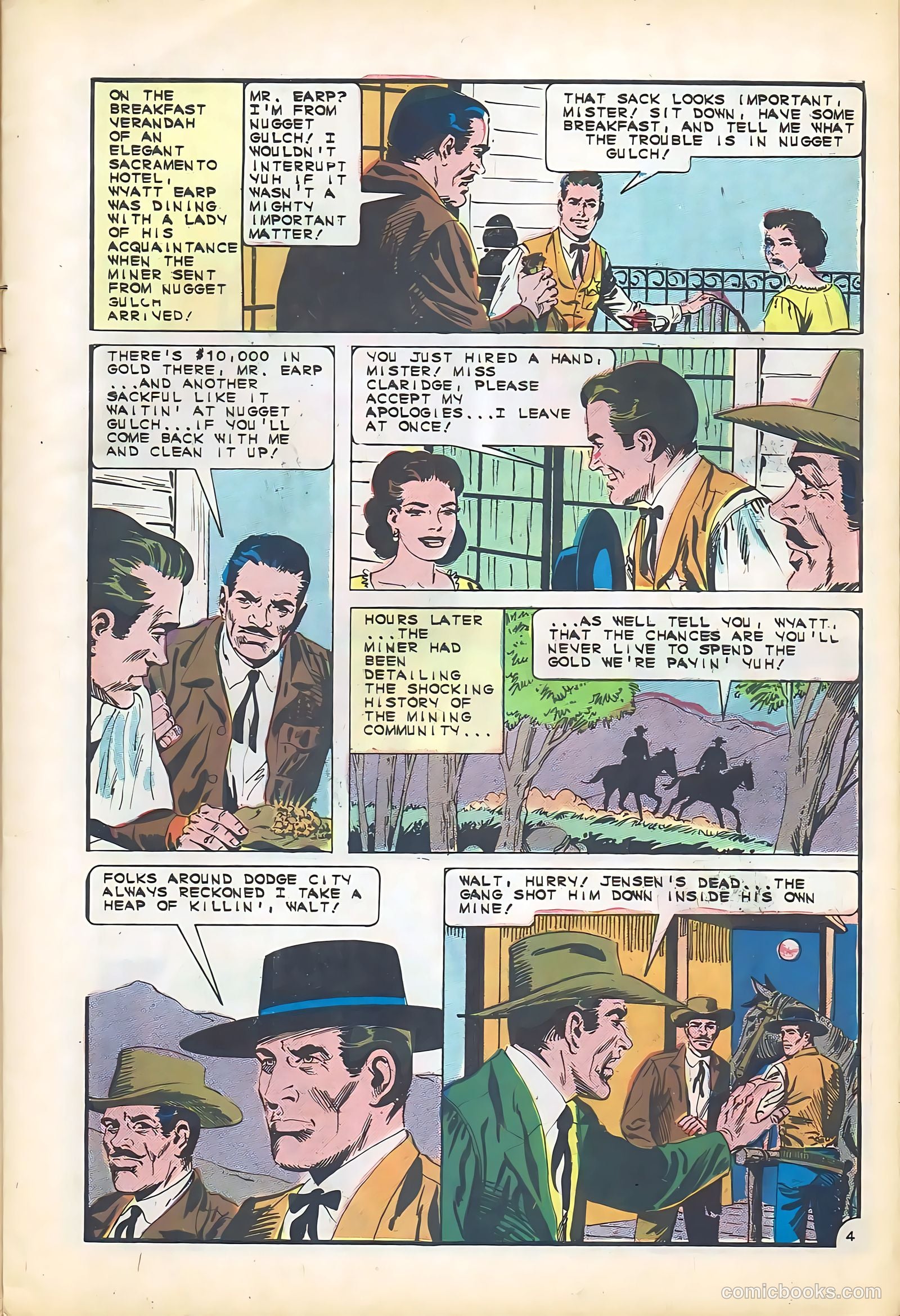 Wyatt Earp, Frontier Marshal #63 (1966) — page 7 of 35
