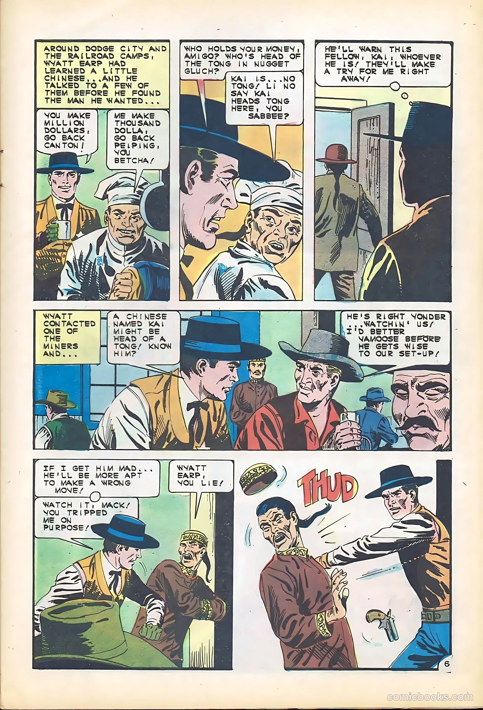 Wyatt Earp, Frontier Marshal #63 (1966) — page 9 of 35