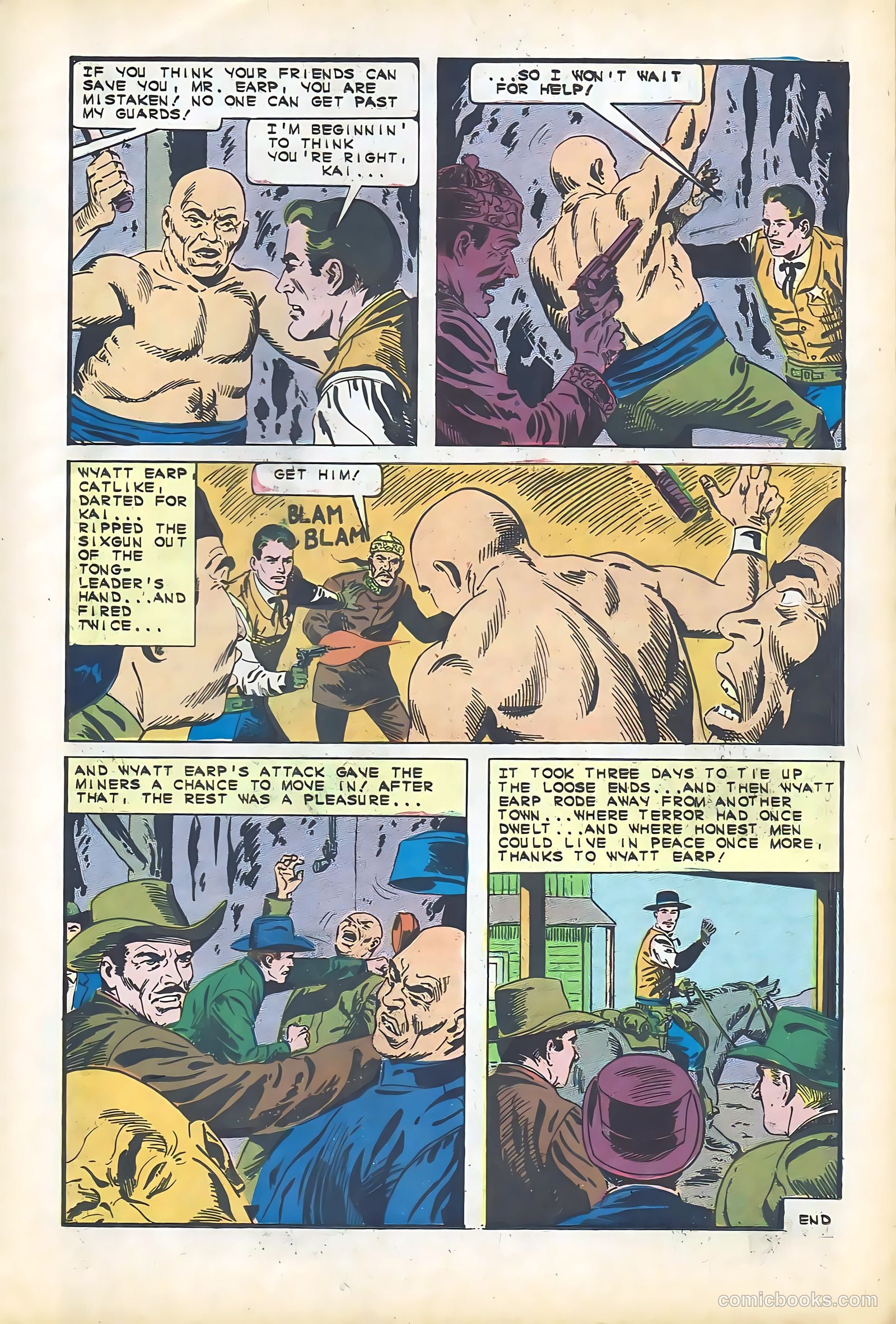 Wyatt Earp, Frontier Marshal #63 (1966) — page 11 of 35