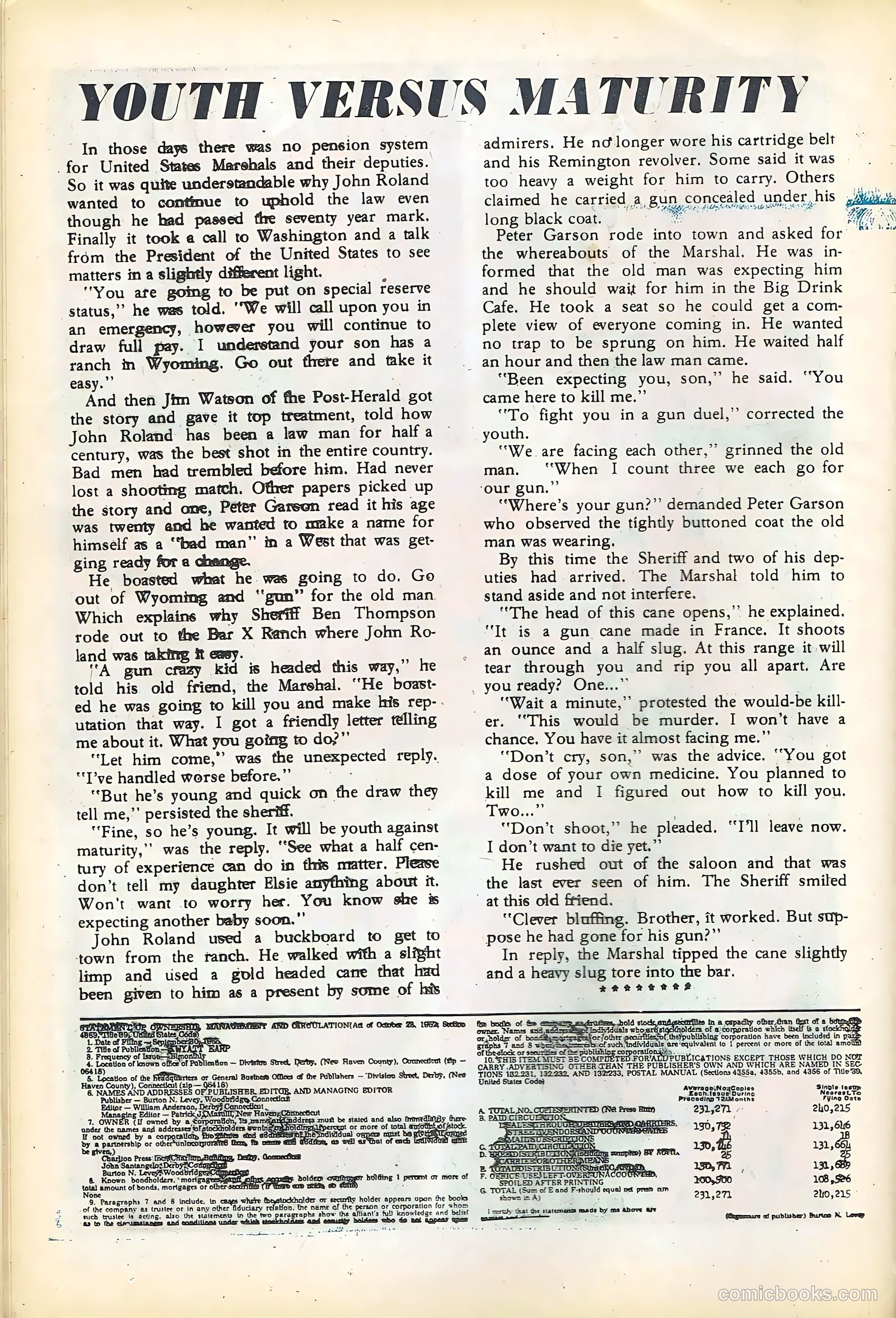 Wyatt Earp, Frontier Marshal #63 (1966) — page 12 of 35