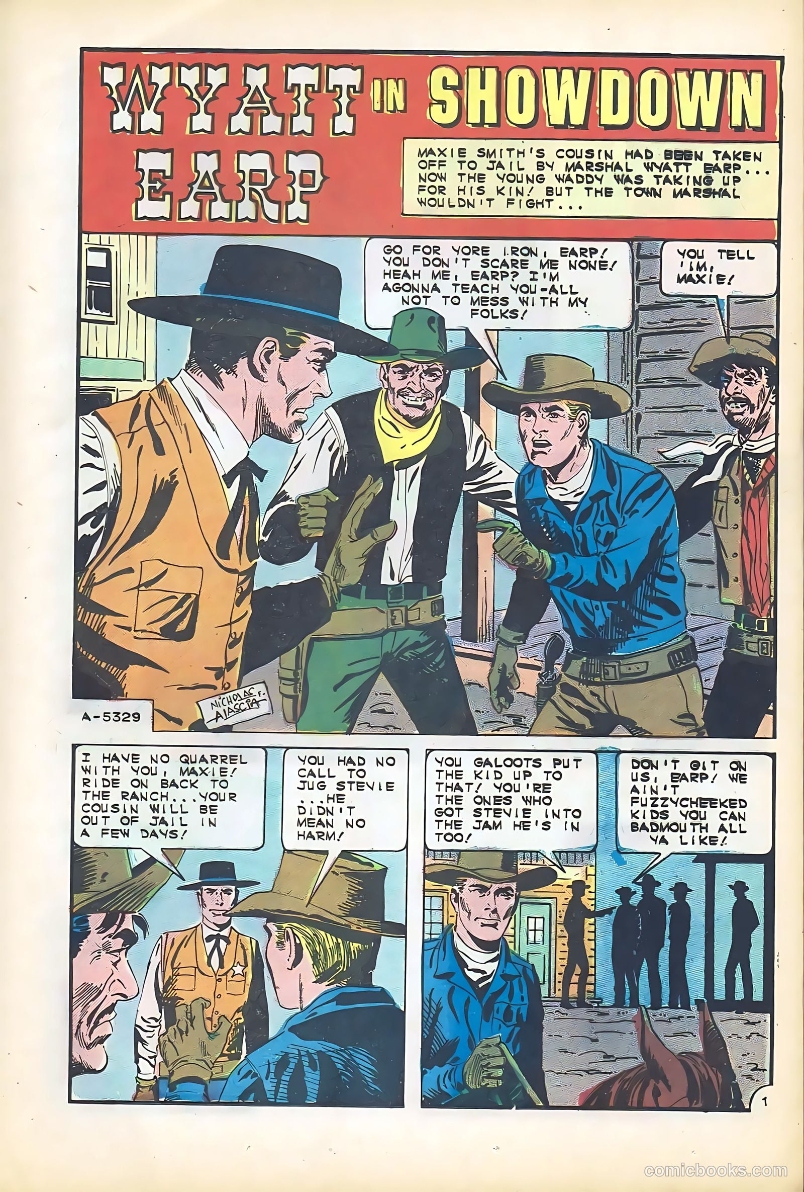 Wyatt Earp, Frontier Marshal #63 (1966) — page 13 of 35