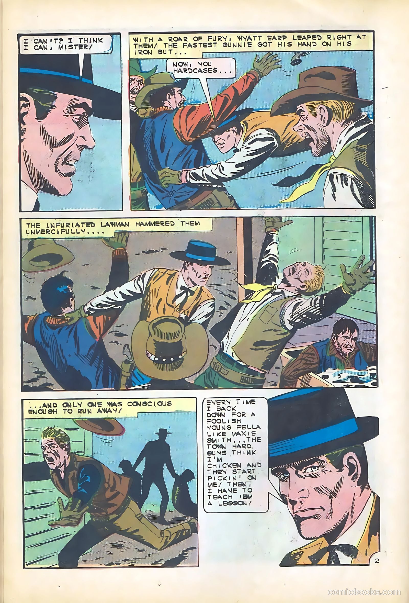 Wyatt Earp, Frontier Marshal #63 (1966) — page 14 of 35