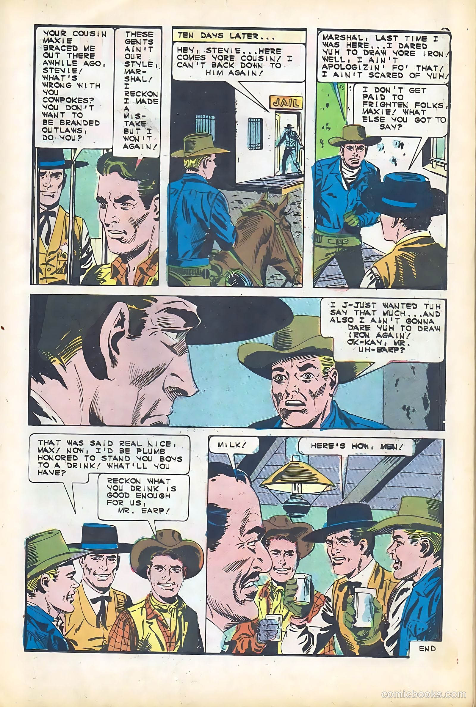 Wyatt Earp, Frontier Marshal #63 (1966) — page 15 of 35