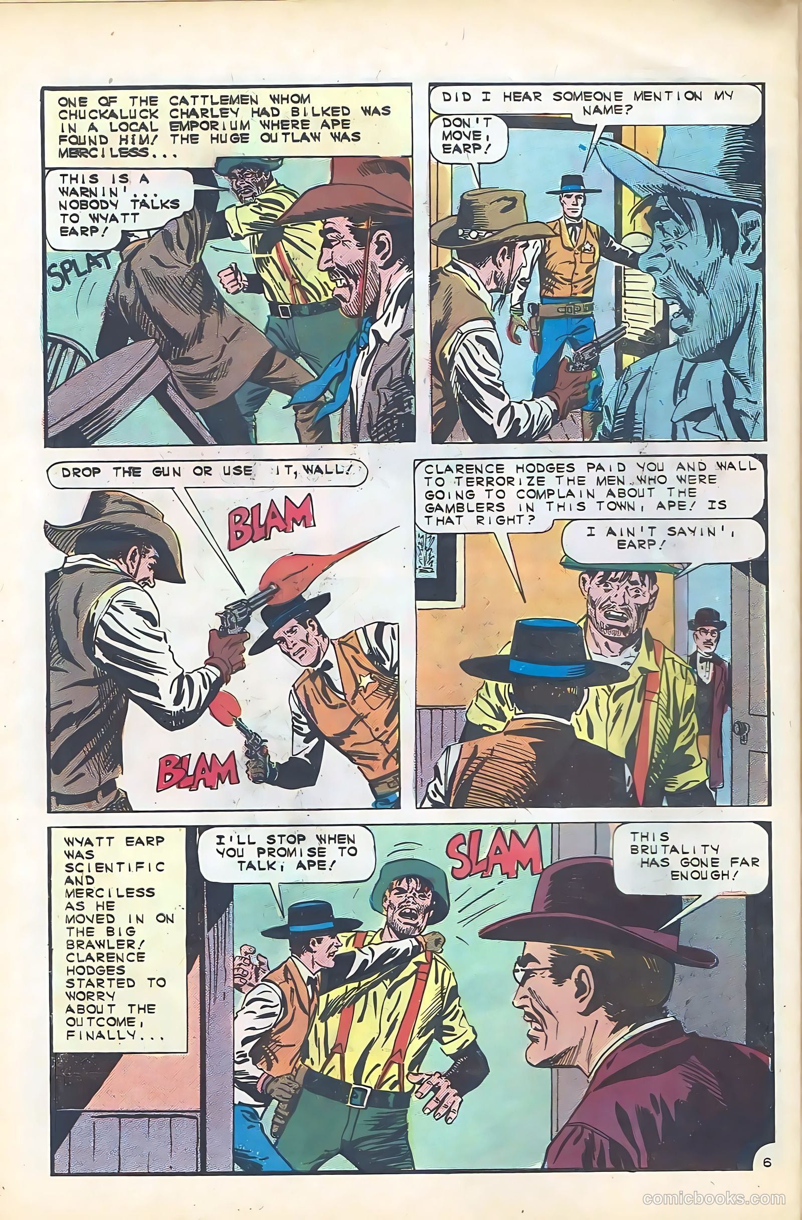 Wyatt Earp, Frontier Marshal #63 (1966) — page 29 of 35