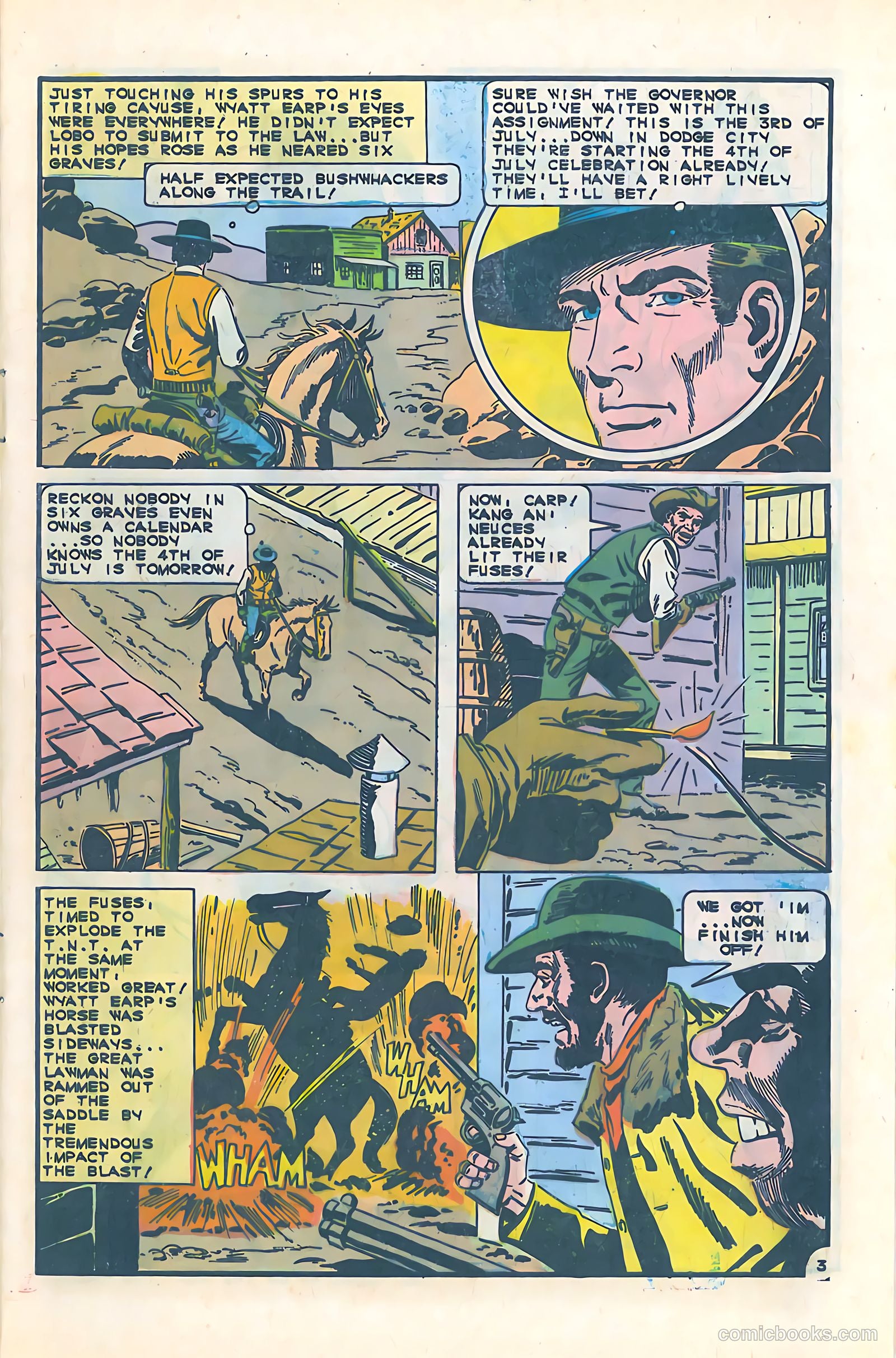 Wyatt Earp, Frontier Marshal #64 (1966) — page 5 of 36