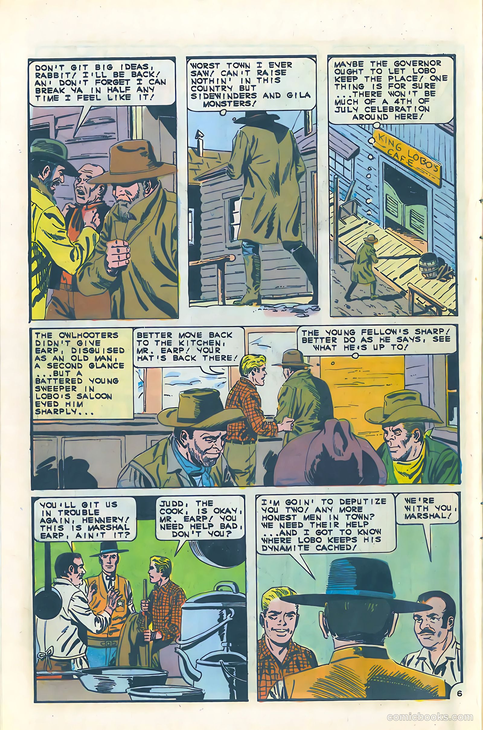 Wyatt Earp, Frontier Marshal #64 (1966) — page 10 of 36