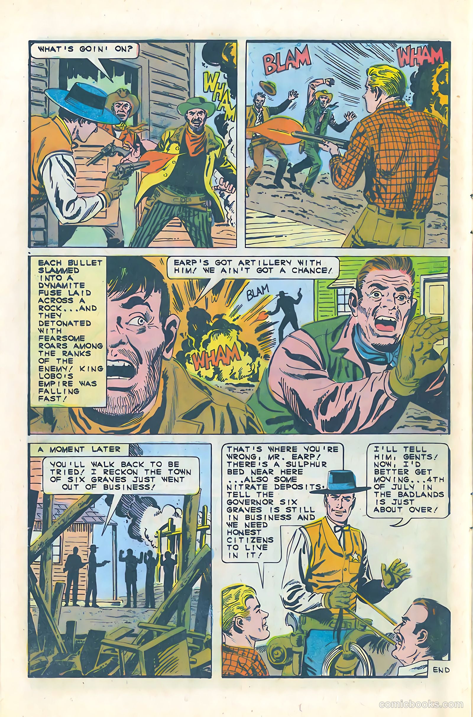 Wyatt Earp, Frontier Marshal #64 (1966) — page 12 of 36