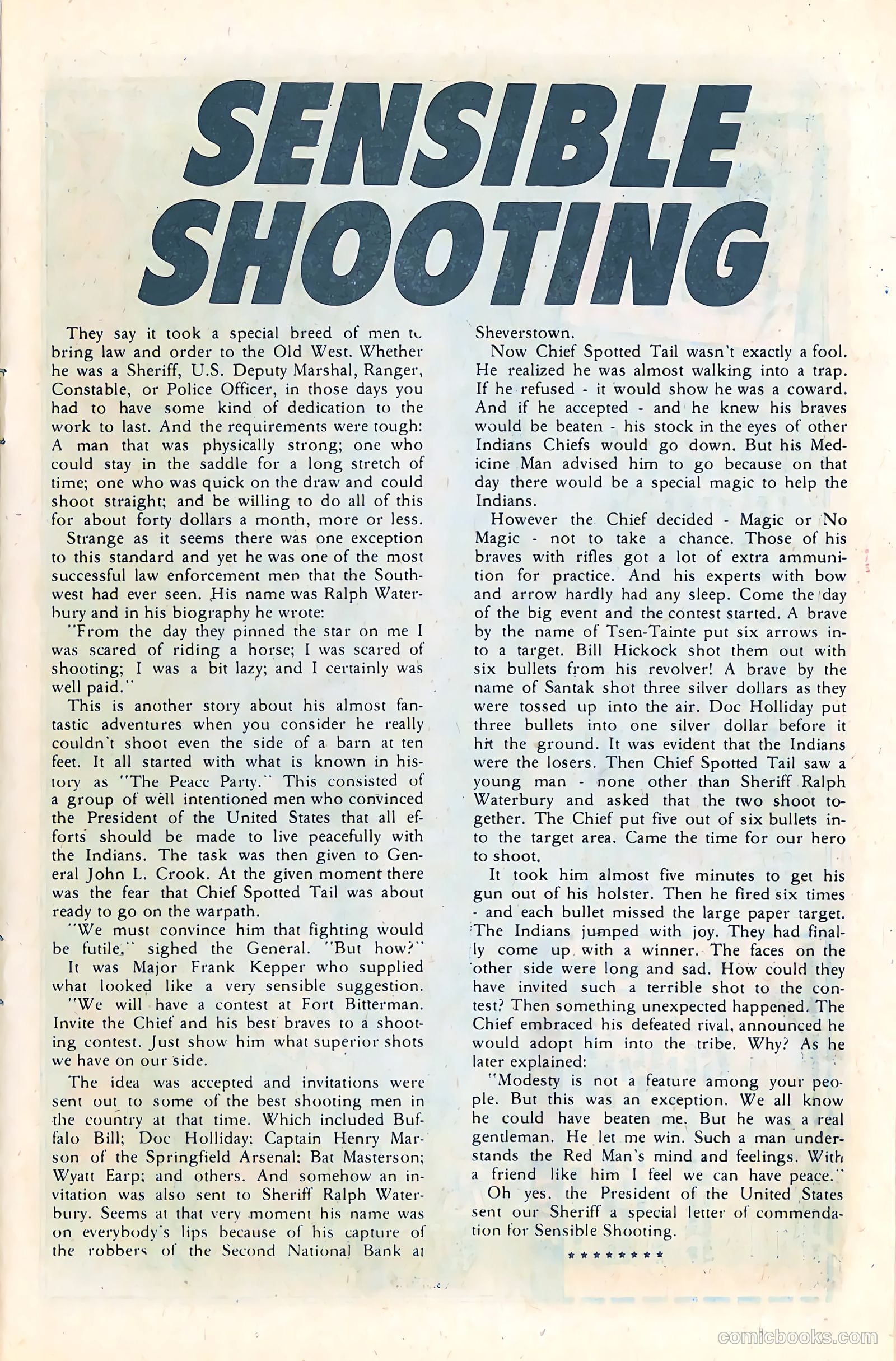 Wyatt Earp, Frontier Marshal #64 (1966) — page 13 of 36
