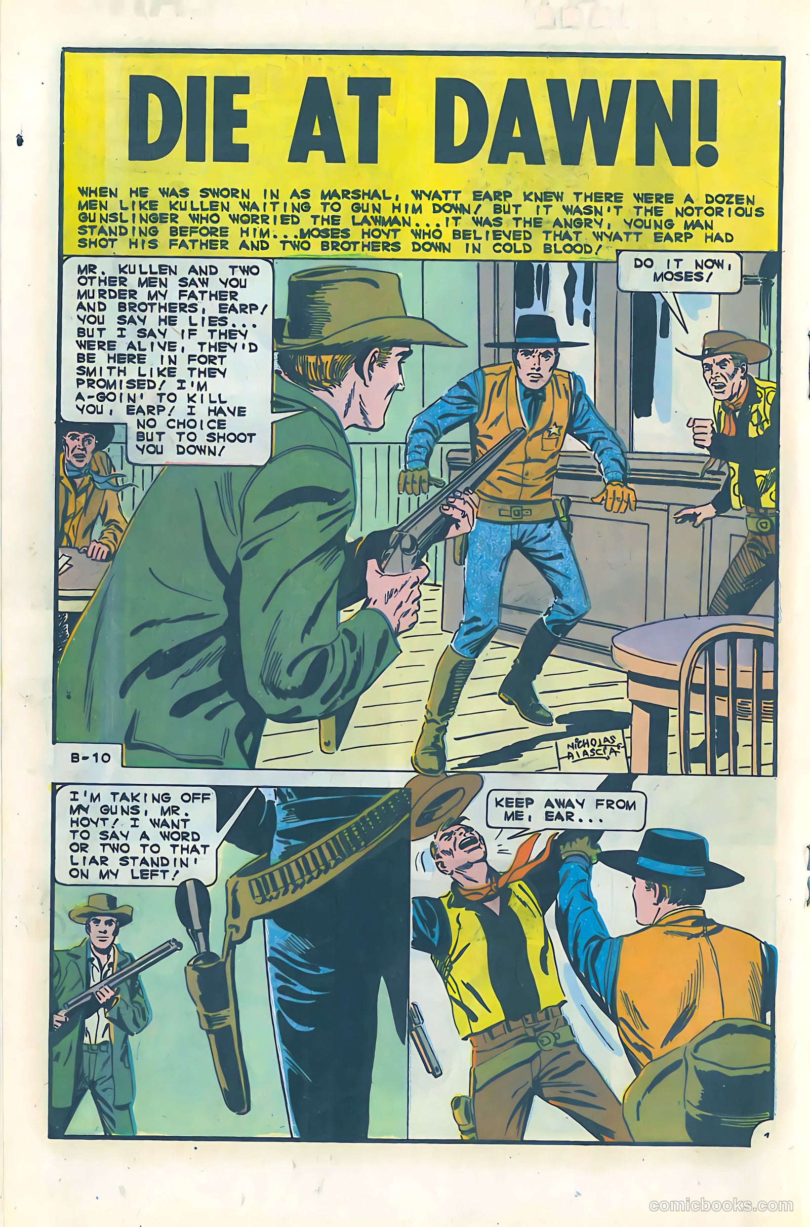Wyatt Earp, Frontier Marshal #64 (1966) — page 18 of 36