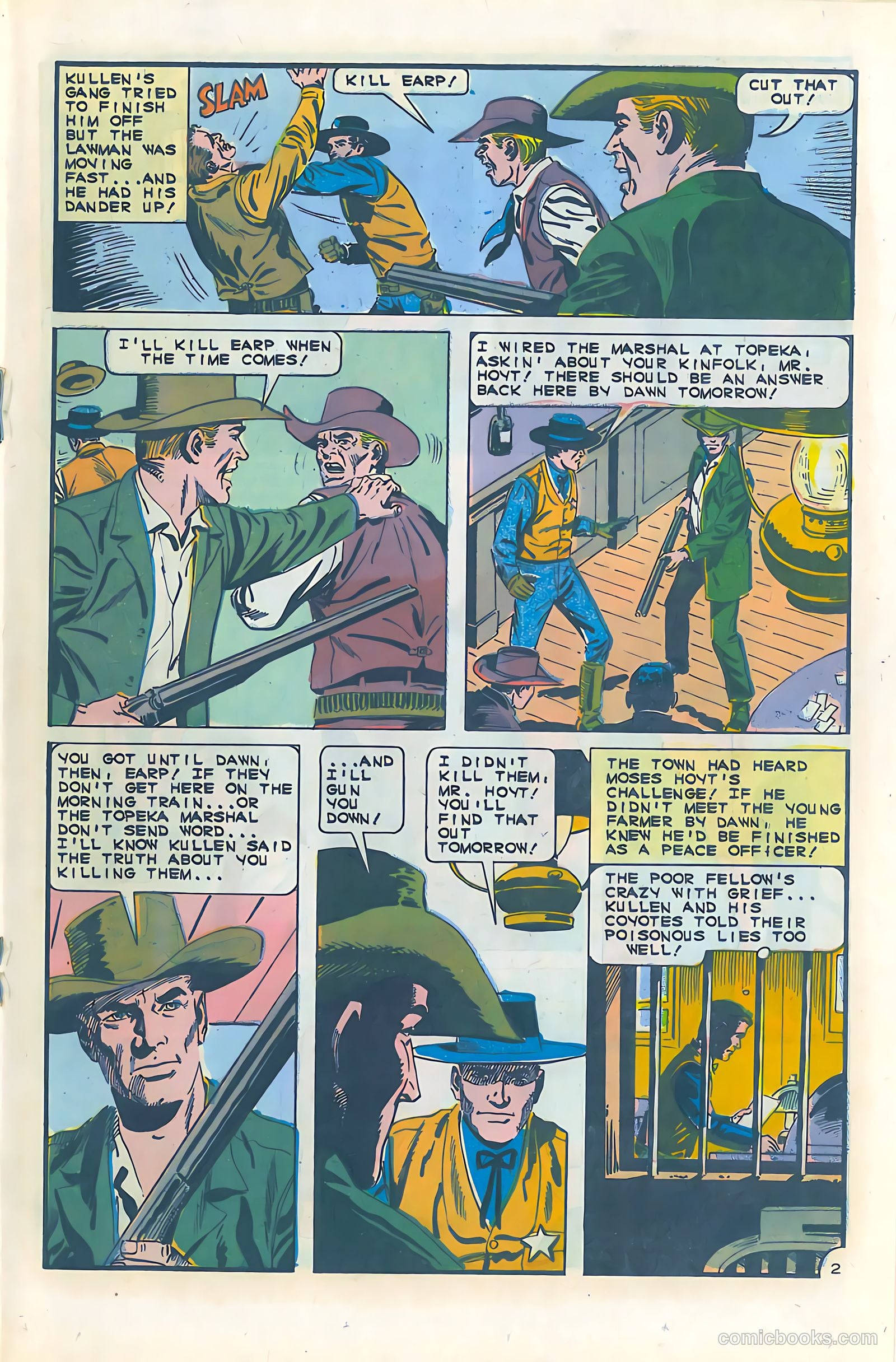 Wyatt Earp, Frontier Marshal #64 (1966) — page 19 of 36