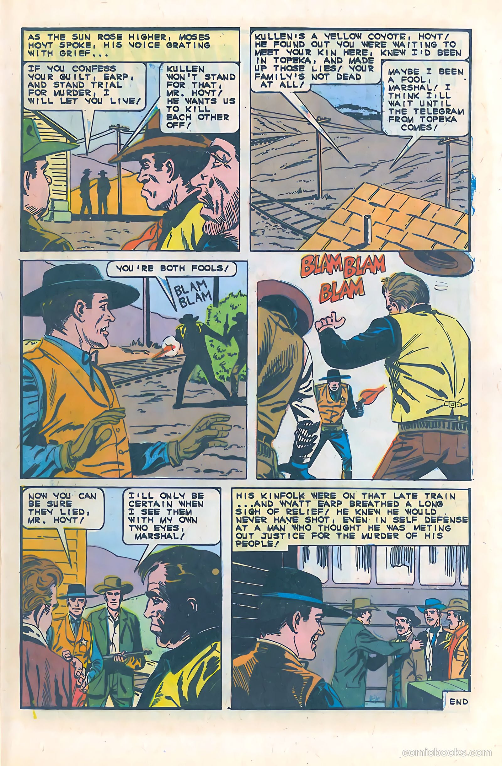 Wyatt Earp, Frontier Marshal #64 (1966) — page 21 of 36