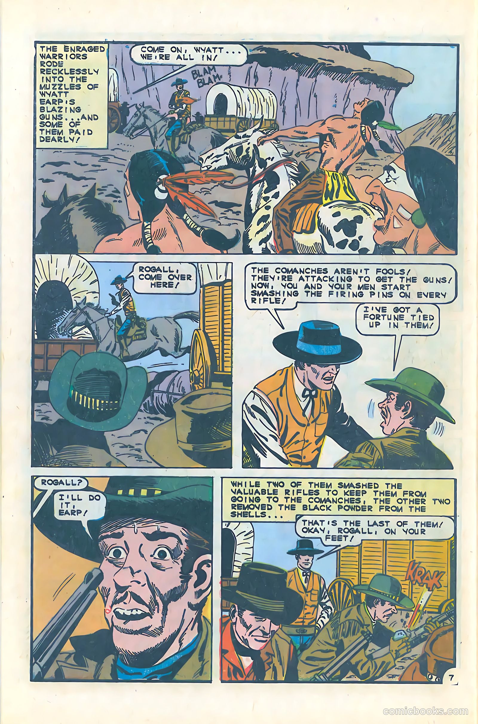 Wyatt Earp, Frontier Marshal #64 (1966) — page 32 of 36