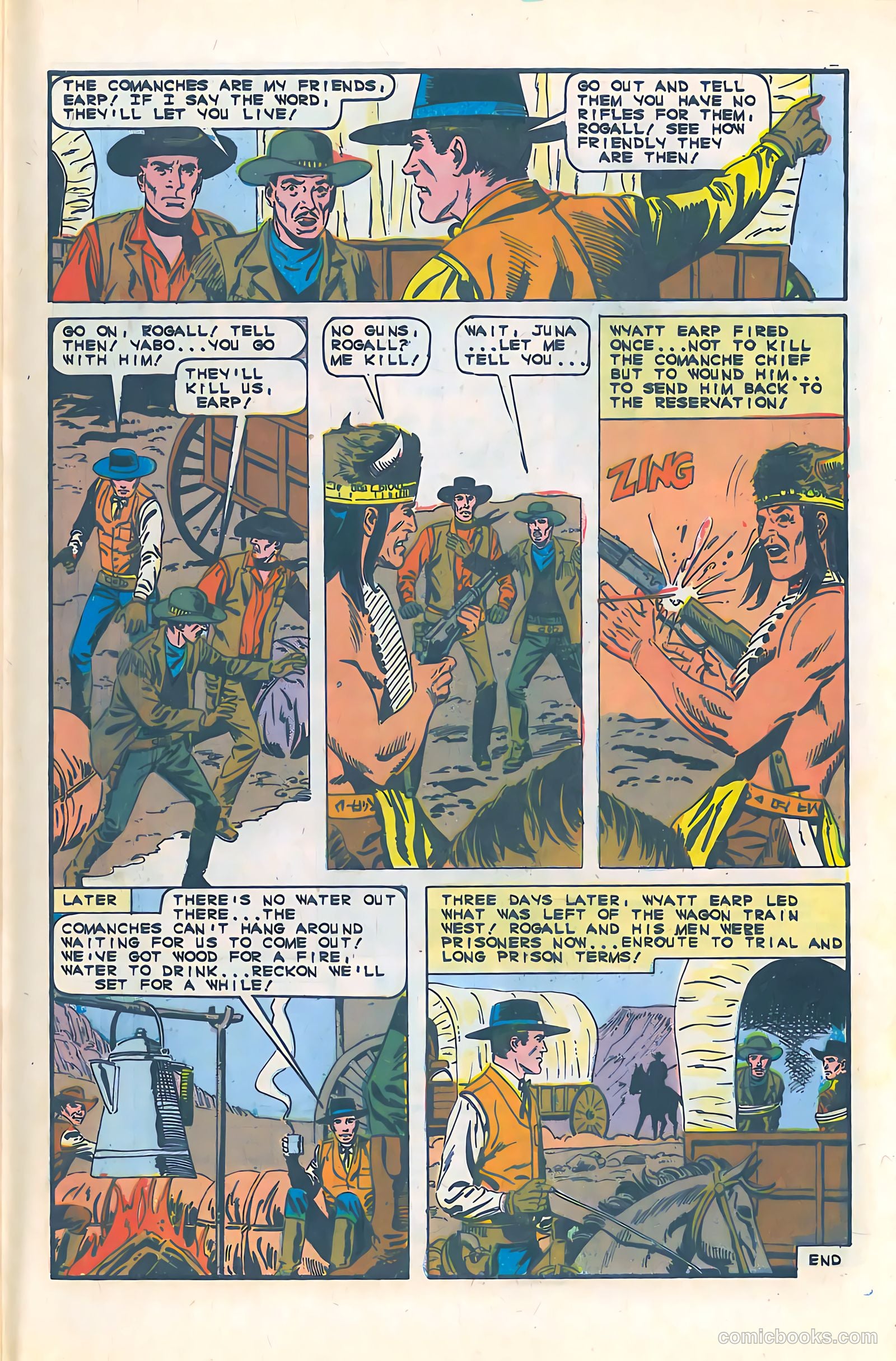 Wyatt Earp, Frontier Marshal #64 (1966) — page 33 of 36