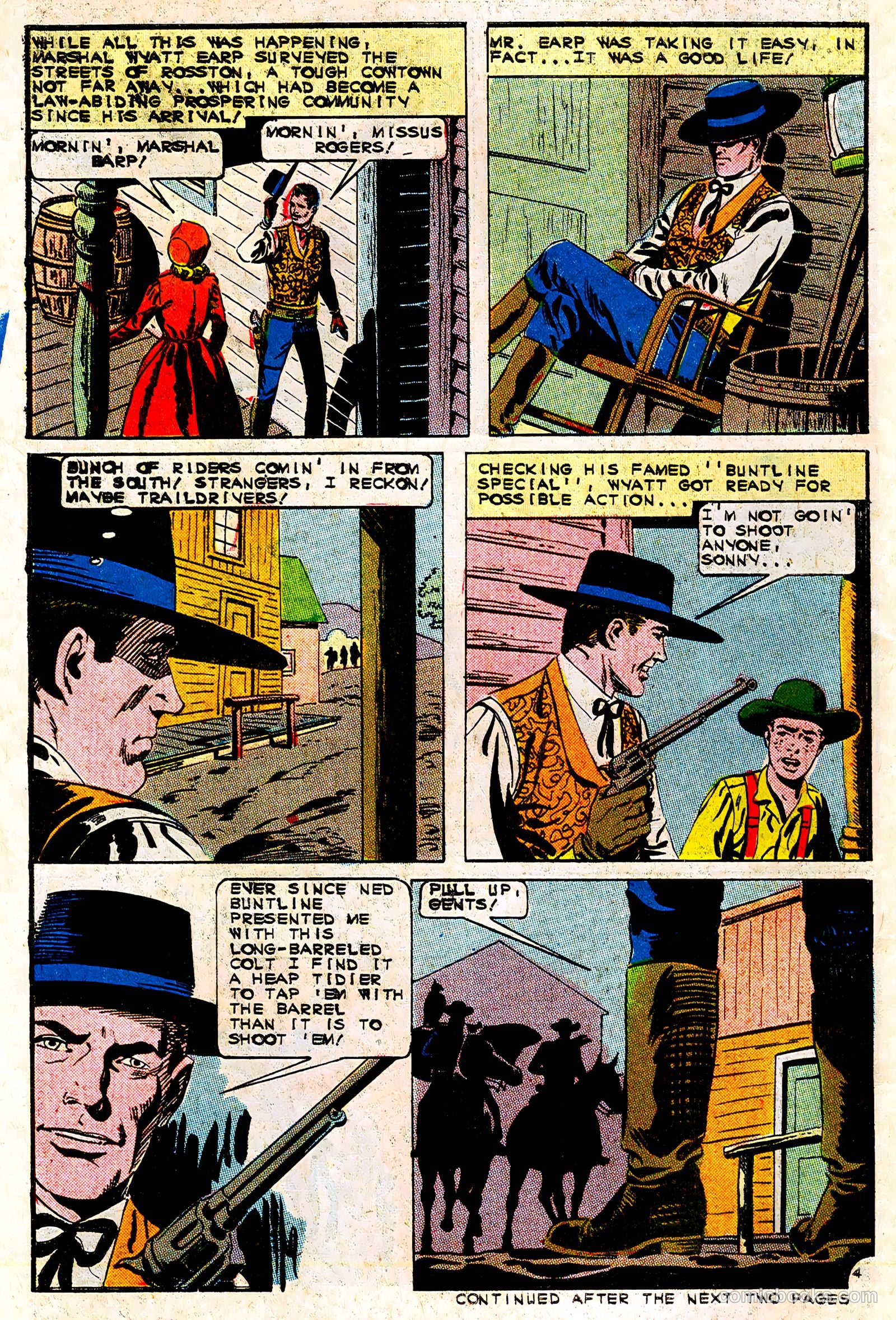 Wyatt Earp, Frontier Marshal #65 (1966) — page 6 of 36