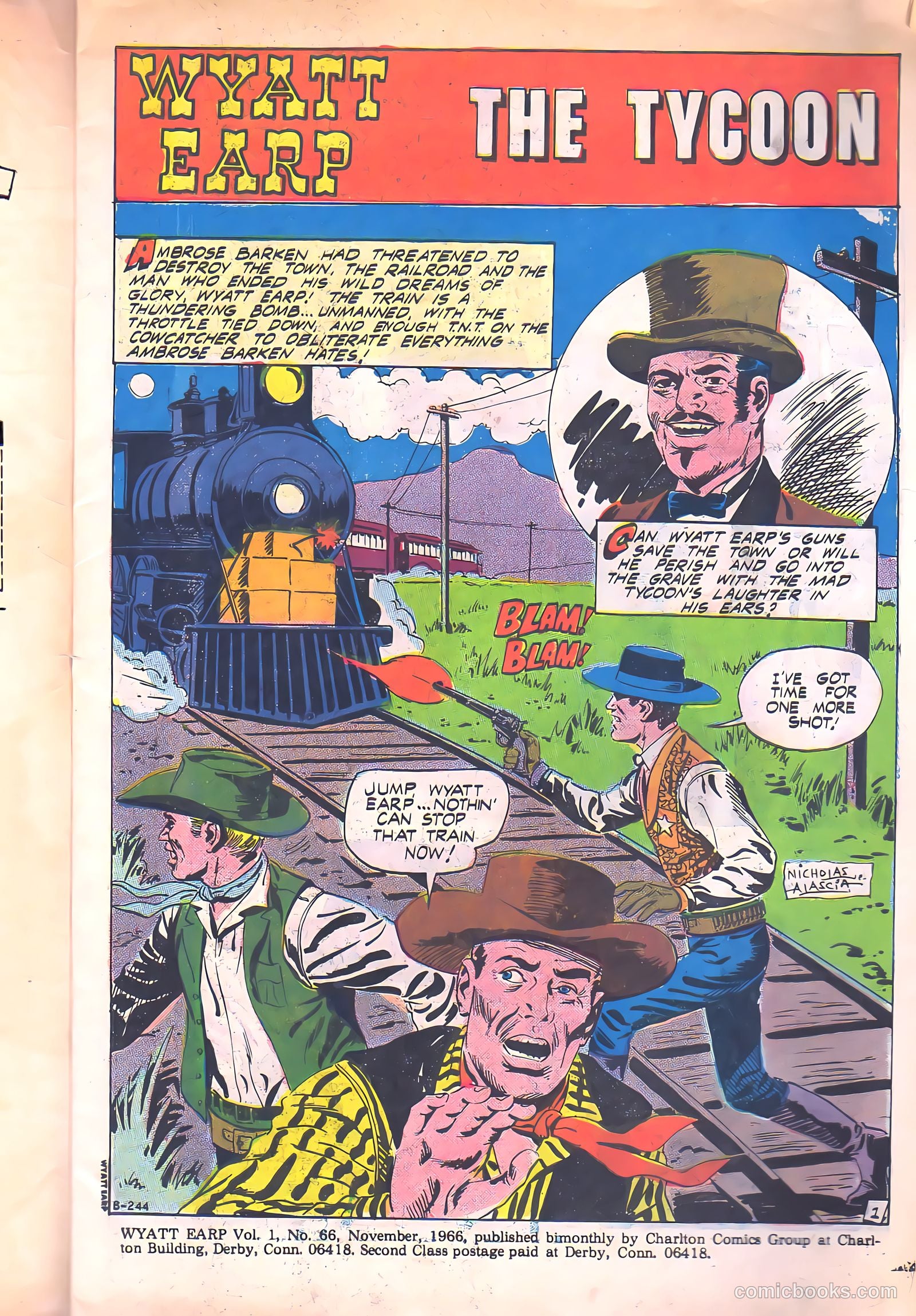 Wyatt Earp, Frontier Marshal #66 (1966) — page 3 of 36